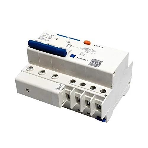 TAINDU 1 عدد DZ47LE-63 3P+N کلید مدار ضد نشتی RCBO حفاظت از جریان اضافه 40/50/63A کلید مدار عامل جریان باقیمانده (اندازه: 63A) (اندازه: 63A)