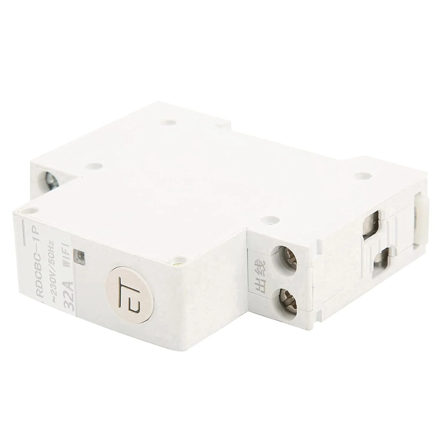 قطع کننده مدار هوشمند WIFI، قطع کننده مدار رله مانیتورینگ با سوئیچ کنترل از راه دور محافظت از اضافه ولتاژ و کاهش ولتاژ برای جعبه توزیع 1P AC230V IP20 (1P 32A)