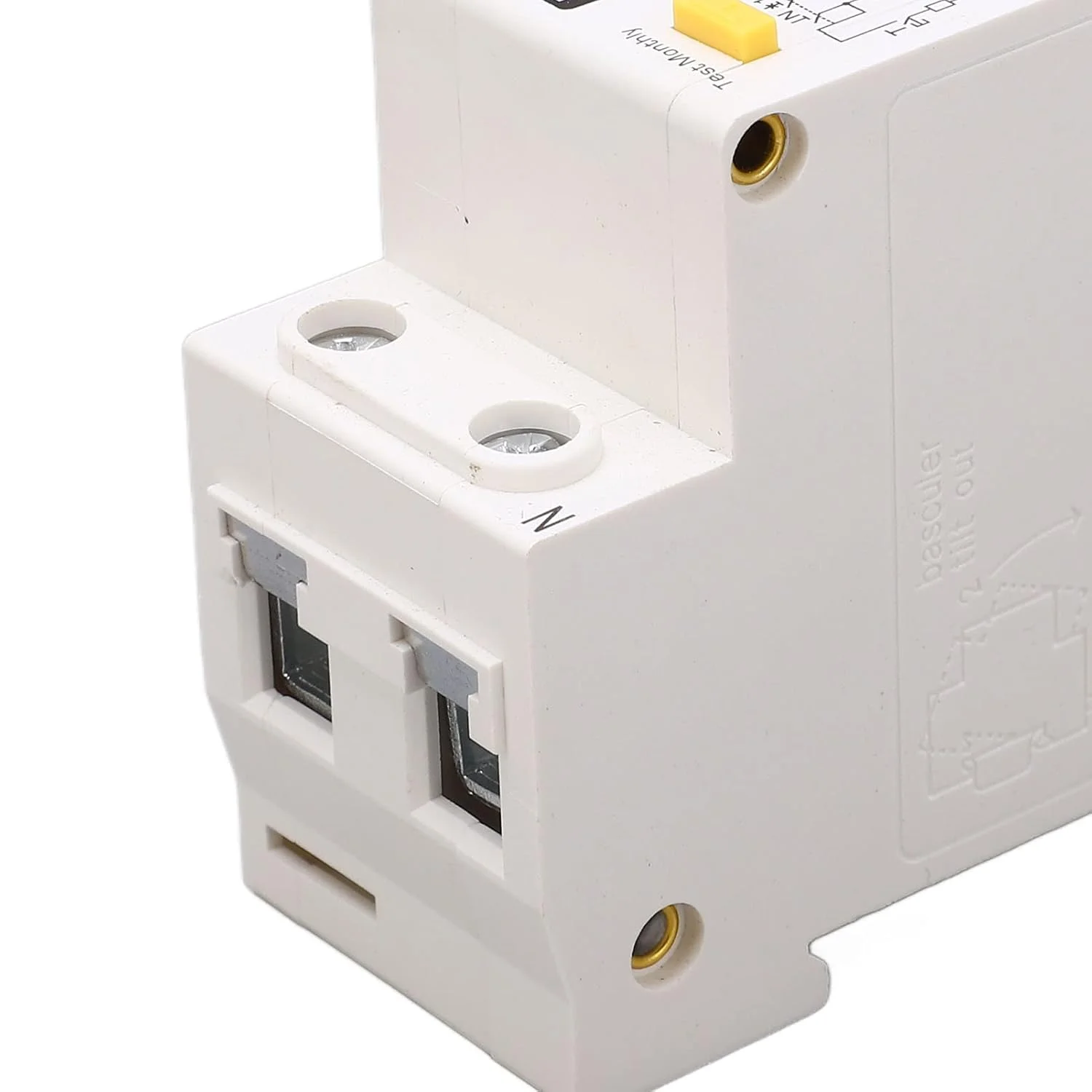 کلید مینیاتوری تک پل Denash، کلید نشتی جریان با بدنه PA66، ولتاژ AC 230V، جریان 20A، مناسب برای پروژهها کلید مینیاتوری تک پل Denash، کلید نشتی جریان با بدنه PA66، ولتاژ AC 230V، جریان 20A، مناسب برای پروژهها