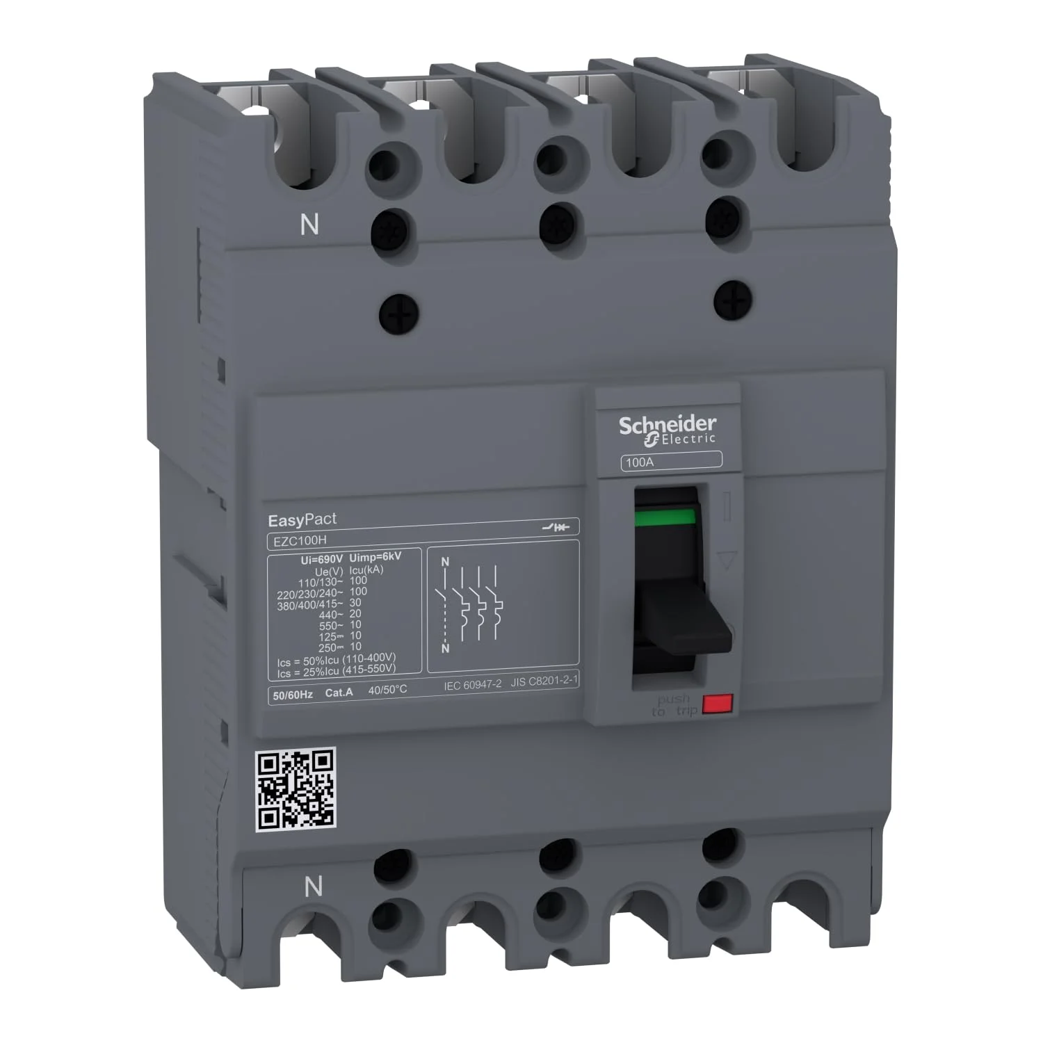 کلید مینیاتوری EZC100H4040، EasyPact EZC100H
