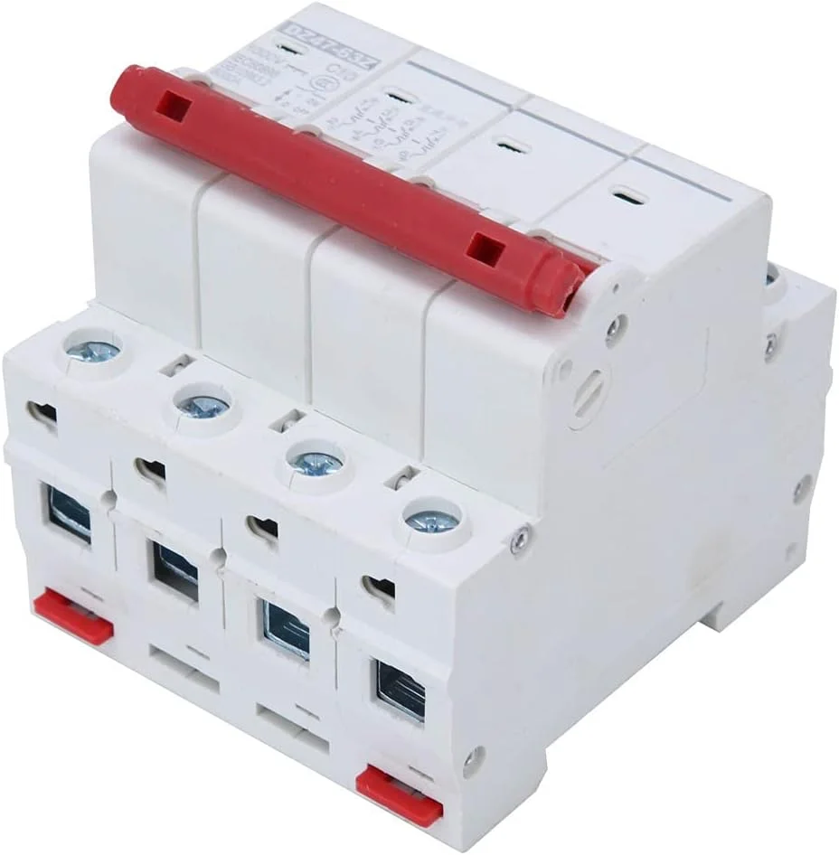 کلید مینیاتوری 4 پل DC1000V مدل DZ47-63Z، سوئیچ هوایی فتوولتائیک، محافظ اتصال کوتاه نشتی اضافه بار، 3 عدد (40 آمپر) کلید مینیاتوری 4 پل DC1000V مدل DZ47-63Z، سوئیچ هوایی فتوولتائیک، محافظ اتصال کوتاه نشتی اضافه بار، 3 عدد (40 آمپر)