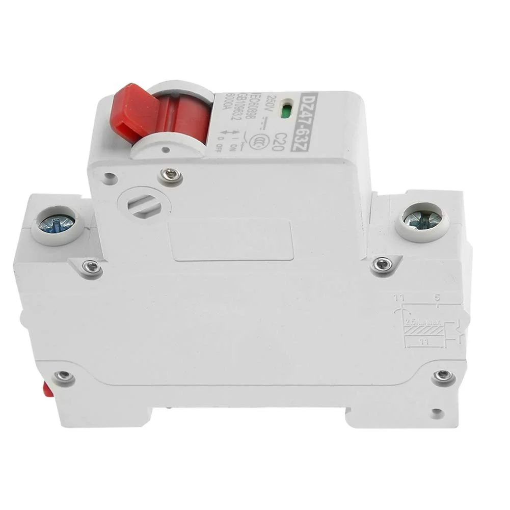 DZ47-63Z-1P 20A کلید مینیاتوری DC محافظت از نشت کلید هوایی قطع کننده مدار DC فتوولتائیک محافظ سوئیچ DZ47-63Z-1P 20A کلید مینیاتوری DC محافظت از نشت کلید هوایی قطع کننده مدار DC فتوولتائیک محافظ سوئیچ