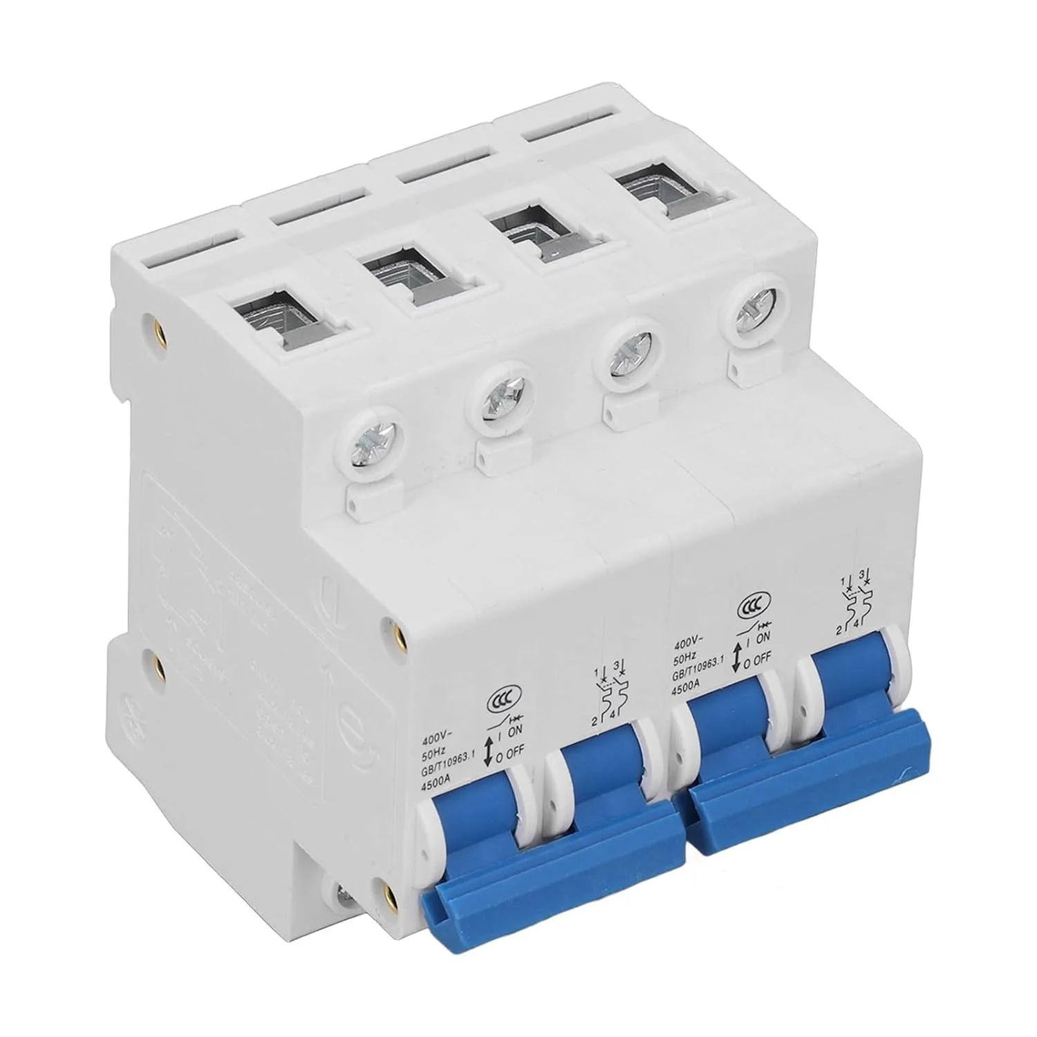 کلید انتقال دوگانه قدرت با قفل قطع کننده مدار 4500 آمپر AC 400 ولت خانگی (32 آمپر) کلید انتقال دوگانه قدرت با قفل قطع کننده مدار 4500 آمپر AC 400 ولت خانگی (32 آمپر)