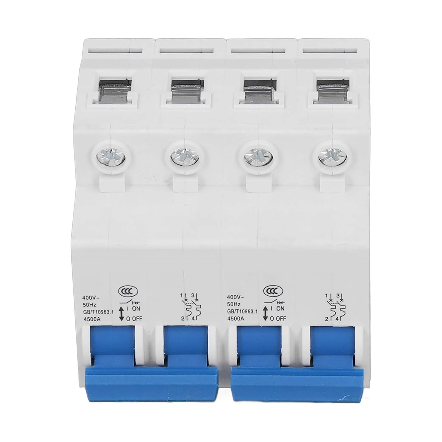 کلید انتقال دوگانه قدرت با قفل قطع کننده مدار 4500 آمپر AC 400 ولت خانگی (32 آمپر) کلید انتقال دوگانه قدرت با قفل قطع کننده مدار 4500 آمپر AC 400 ولت خانگی (32 آمپر)
