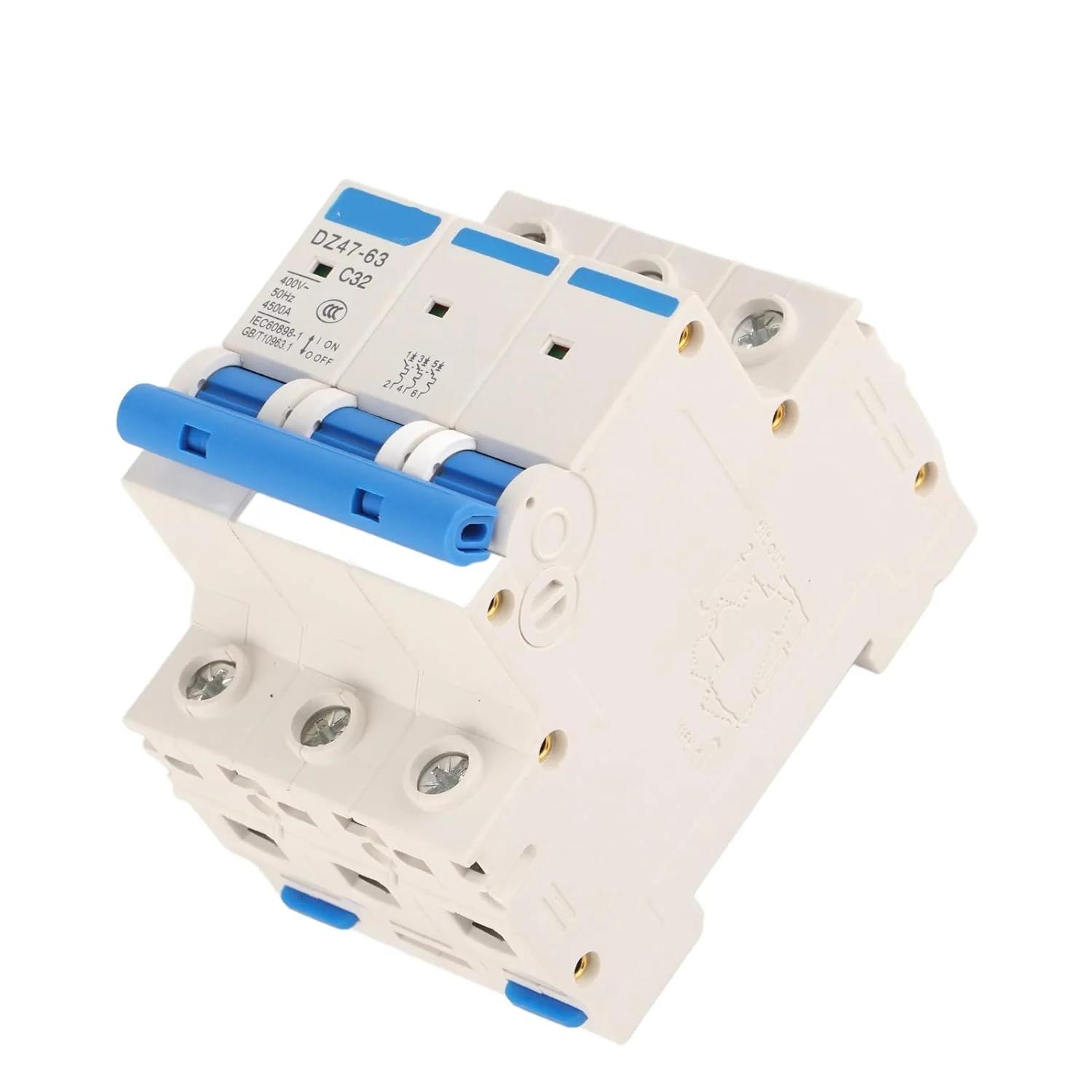 قطع‌کننده مسیر전streamlit کهار دیزاین Fdit DZ47-63 3P 32A 400V