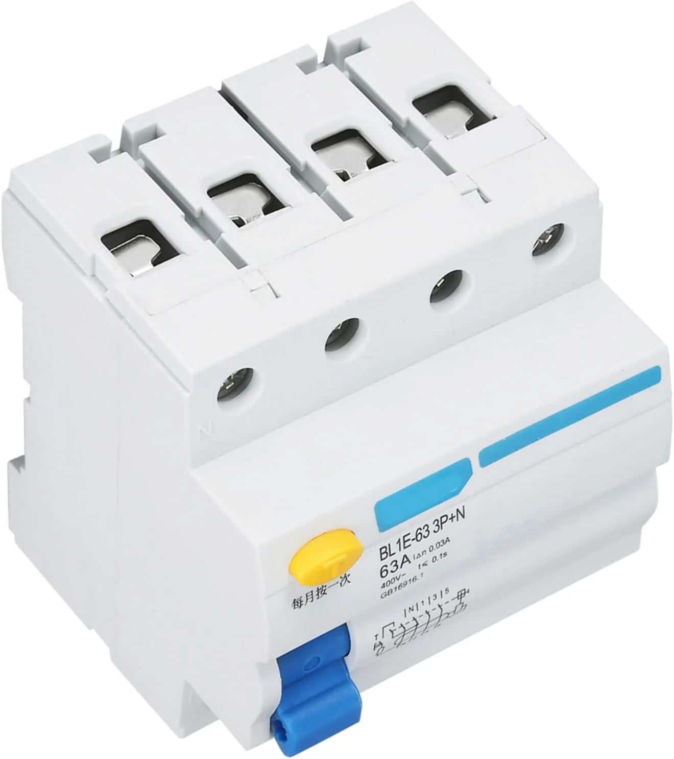 کلید محافظ جان BL1E-63 3p N 63A RCCB 230V 30mA برای دکوراسیون منزل، ساخت و ساز مهندسی، تحول شبکه روستایی کلید محافظ جان BL1E-63 3p N 63A RCCB 230V 30mA برای دکوراسیون منزل، ساخت و ساز مهندسی، تحول شبکه روستایی