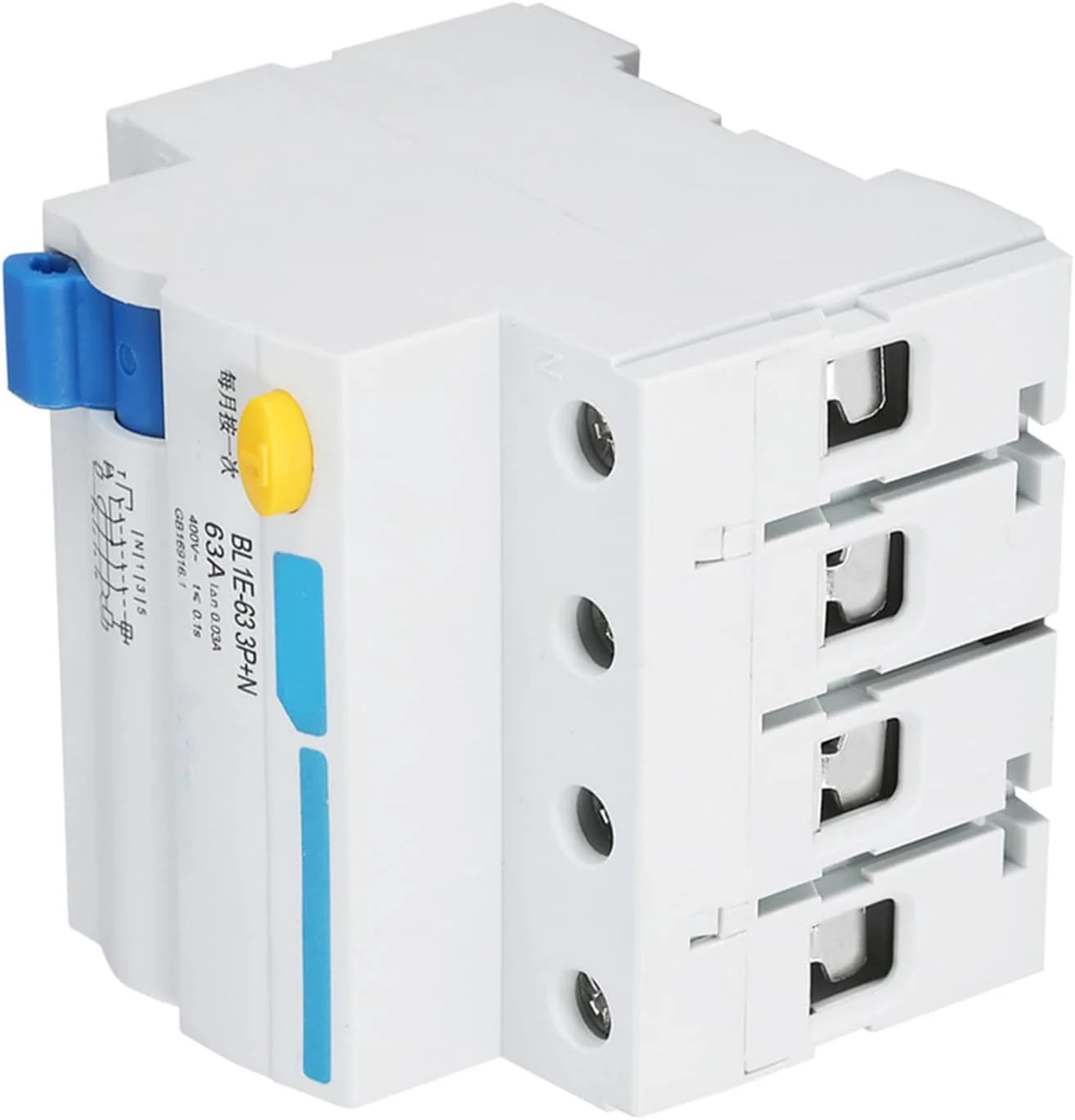 کلید محافظ جان BL1E-63 3p N 63A RCCB 230V 30mA برای دکوراسیون منزل، ساخت و ساز مهندسی، تحول شبکه روستایی کلید محافظ جان BL1E-63 3p N 63A RCCB 230V 30mA برای دکوراسیون منزل، ساخت و ساز مهندسی، تحول شبکه روستایی