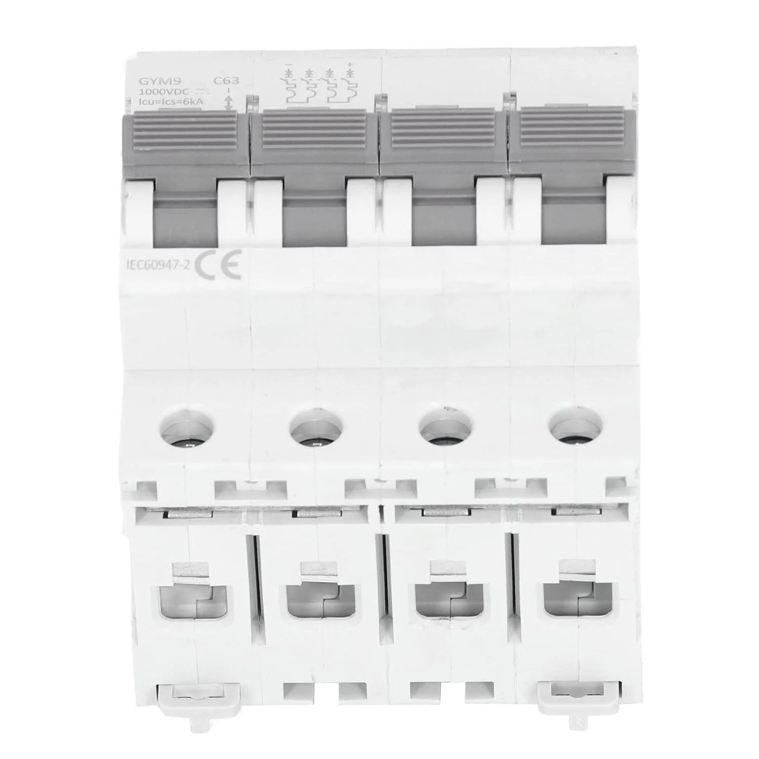 کلید مینیاتوری، سوئیچ محافظت از اضافه بار با عملکرد ایمن DC 1000V 63A، اندازه جمع و جور، مقاوم در برابر ضربه برای مهندسی و ابزار خانگی کلید مینیاتوری، سوئیچ محافظت از اضافه بار با عملکرد ایمن DC 1000V 63A، اندازه جمع و جور، مقاوم در برابر ضربه برای مهندسی و ابزار خانگی
