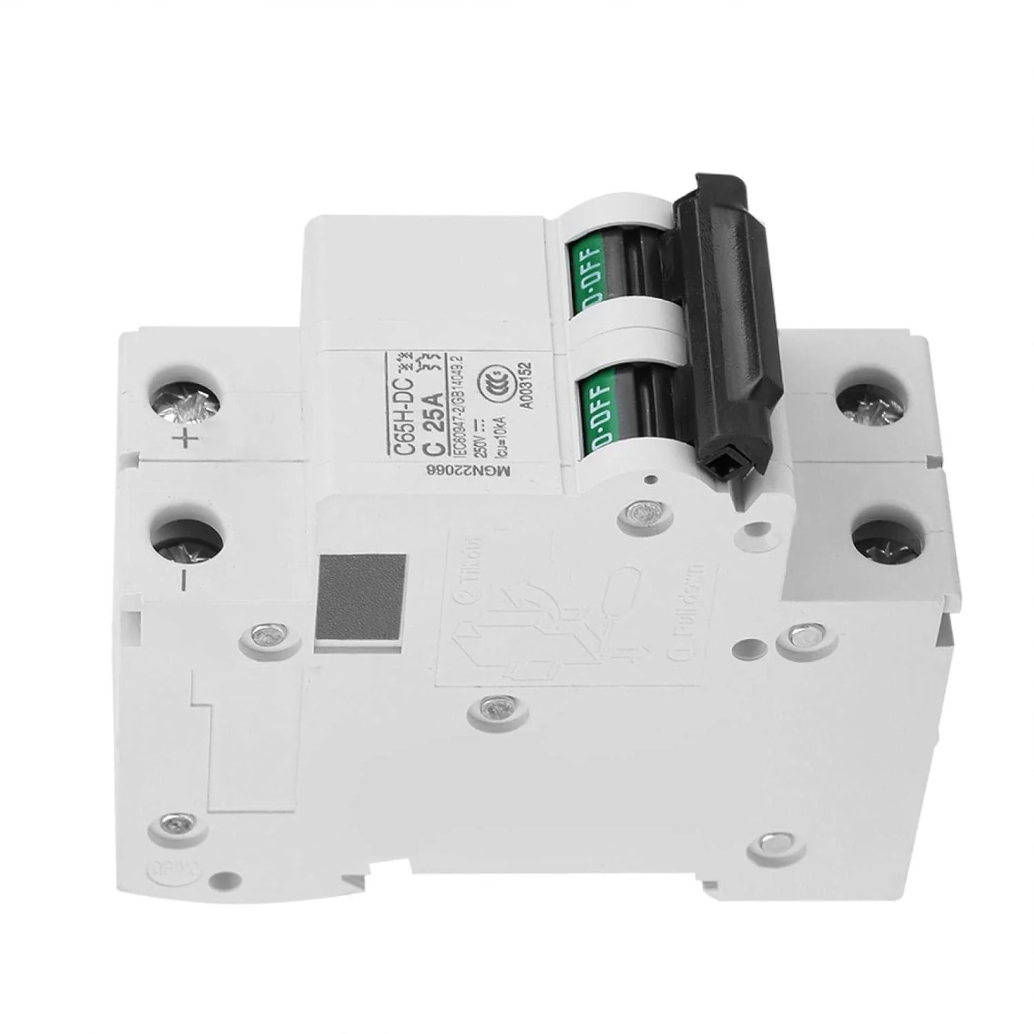 کلید مینیاتوری Aviviva برای سیستم شبکه پنل های خورشیدی 2P 250V کلید مینیاتوری DC ولتاژ پایین برای سیستم شبکه پنل های خورشیدی (#2) کلید مینیاتوری Aviviva برای سیستم شبکه پنل های خورشیدی 2P 250V کلید مینیاتوری DC ولتاژ پایین برای سیستم شبکه پنل های خورشیدی (#2)