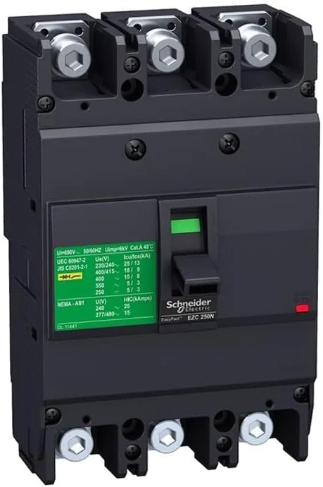 کلید مینیاتوری سه پل 200 آمپر اشنایدر الکتریک مدل EZC250N EasyPact EZC TMD
