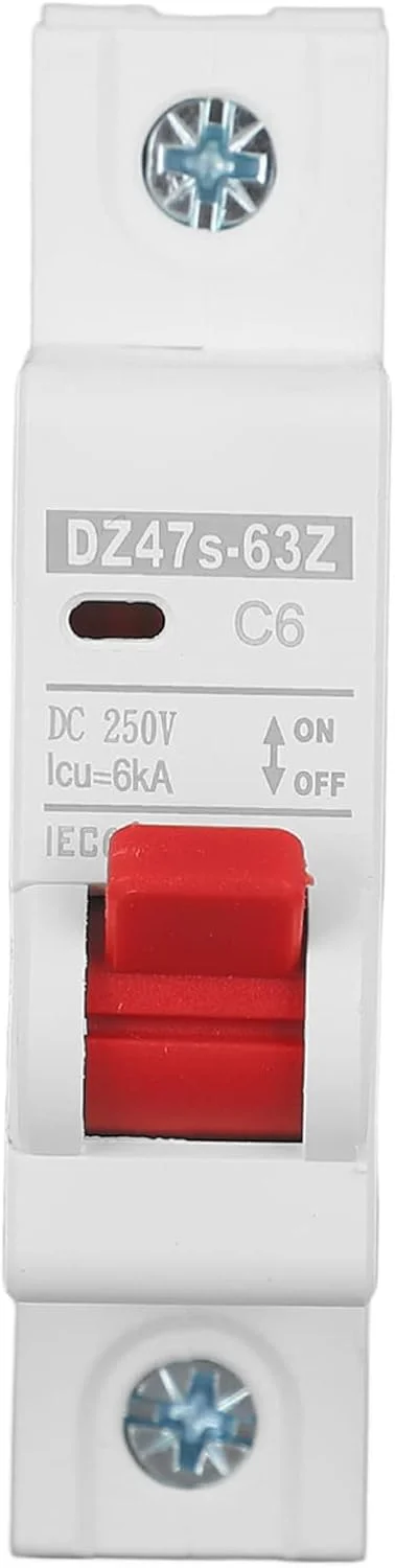 مینیاتوری مدار شکن کوچک، نصب آسان مینی مدار شکن با قدرت قطع 6000 آمپر DC250V برای سیستم فتوولتائیک خورشیدی