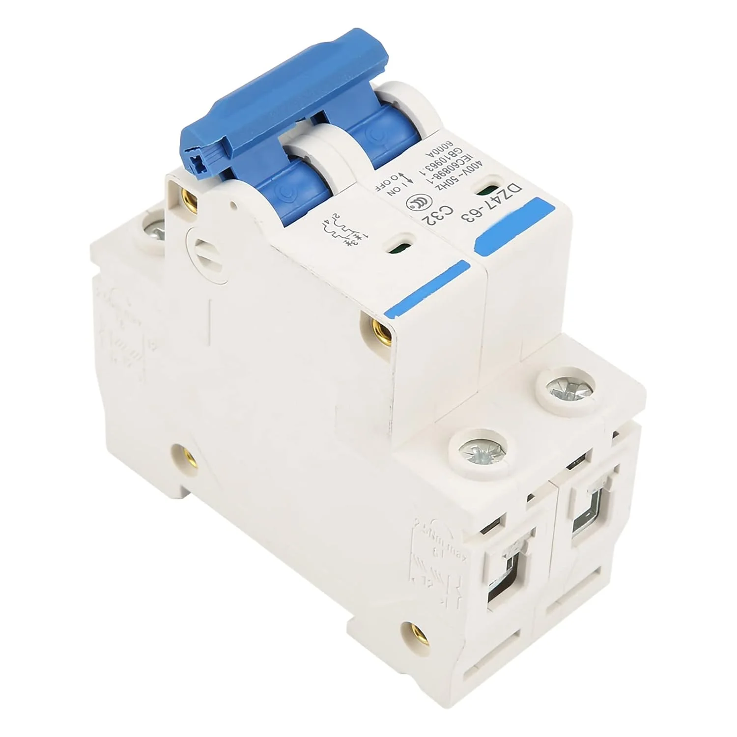 کلید مینیاتوری 2 پل 32 آمپر 220/380 ولت با حفاظت از اضافه بار و اتصال کوتاه، مناسب برای دکوراسیون منزل، ساخت و ساز مهندسی کلید مینیاتوری 2 پل 32 آمپر 220/380 ولت با حفاظت از اضافه بار و اتصال کوتاه، مناسب برای دکوراسیون منزل، ساخت و ساز مهندسی