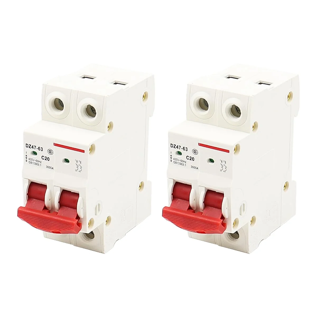 Hsthe Sea 2 عدد کلید مدار DC 1000V 20A 2-Pin DZ47-C63 کلید مدار خورشیدی جداکننده لوازم جانبی حفاظت الکتریکی