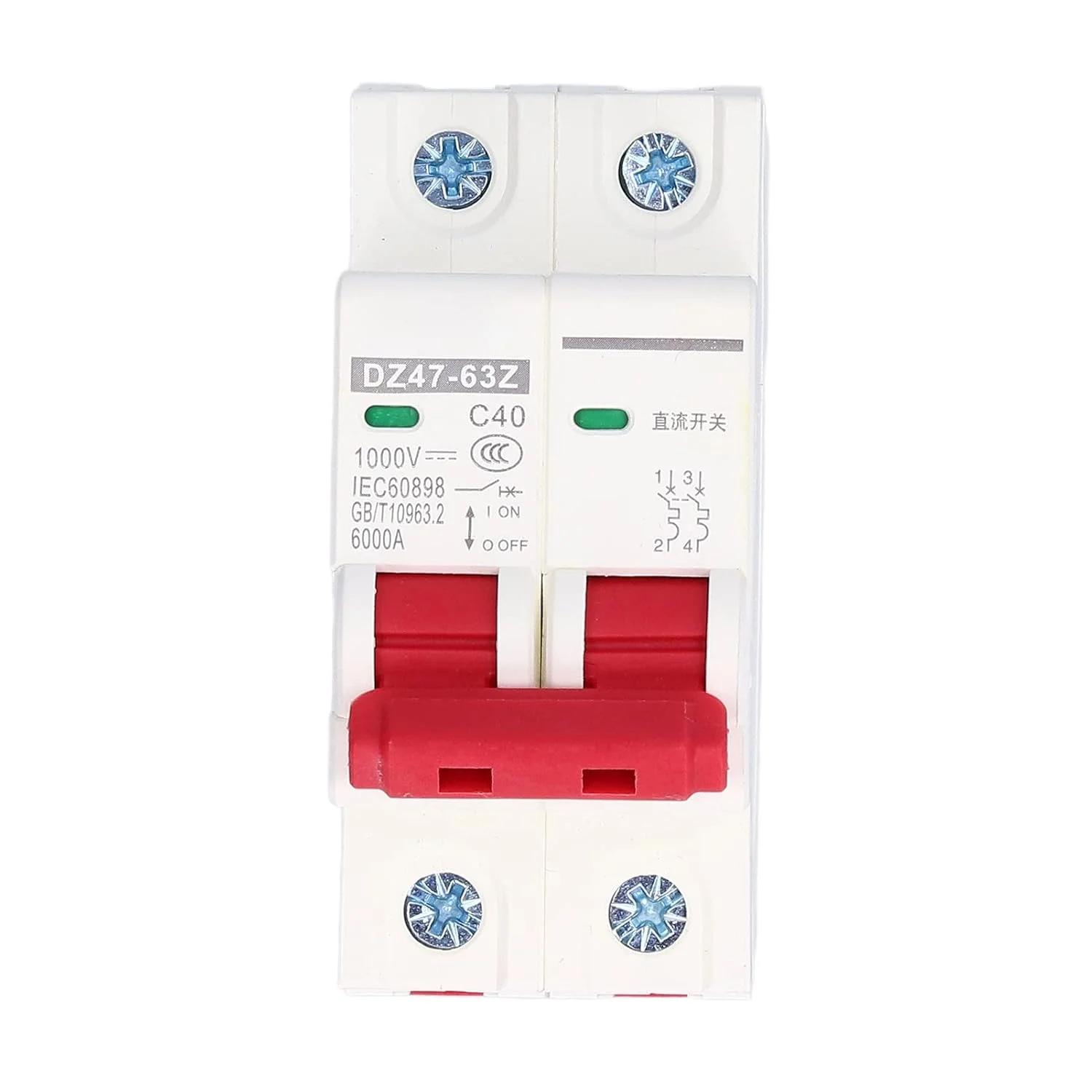 قطعه دیجی‌ریال 1000V 50A DZ47-63Z PA66 ۱Pc