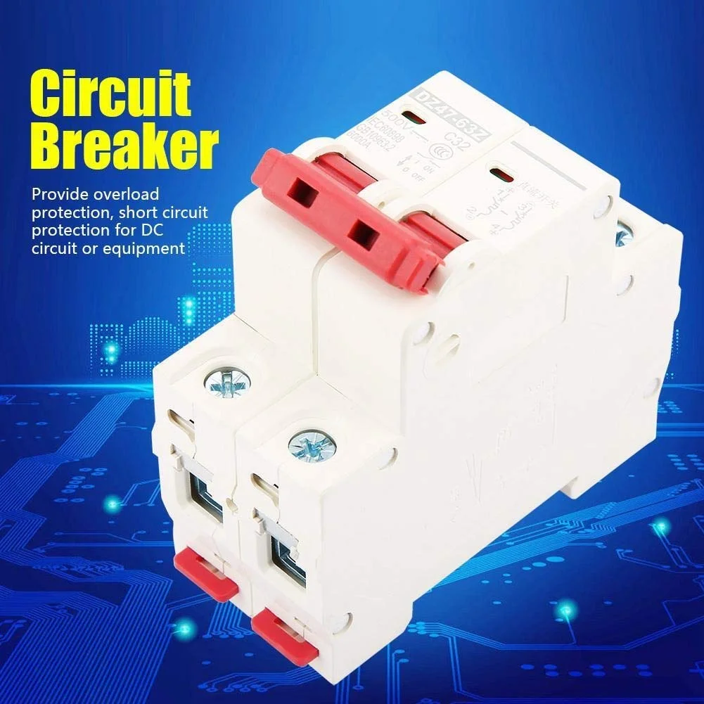 مینیاتوری 2 پل DC 500V 32A مدل DZ47-63Z-2P