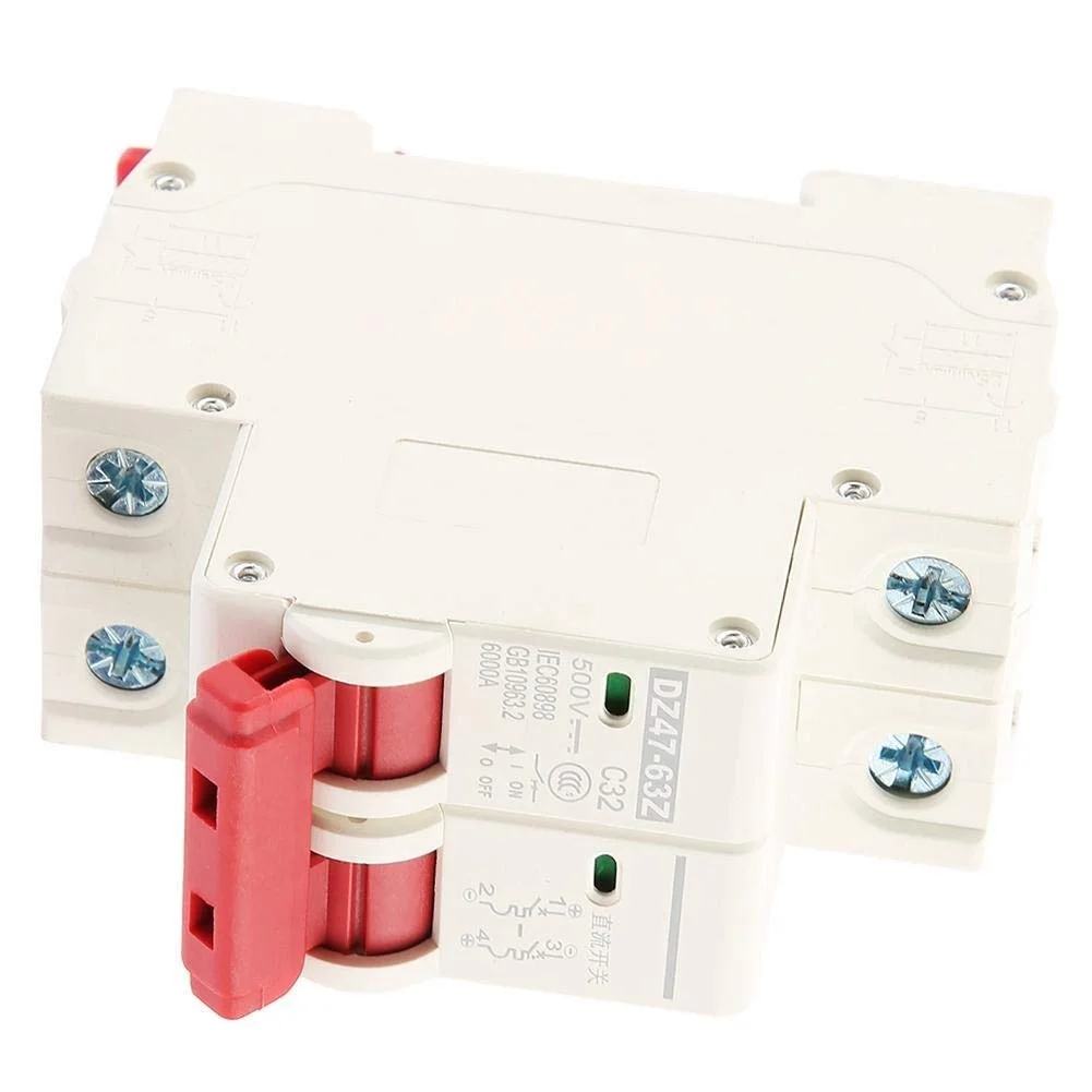 مینیاتوری 2 پل DC 500V 32A مدل DZ47-63Z-2P
