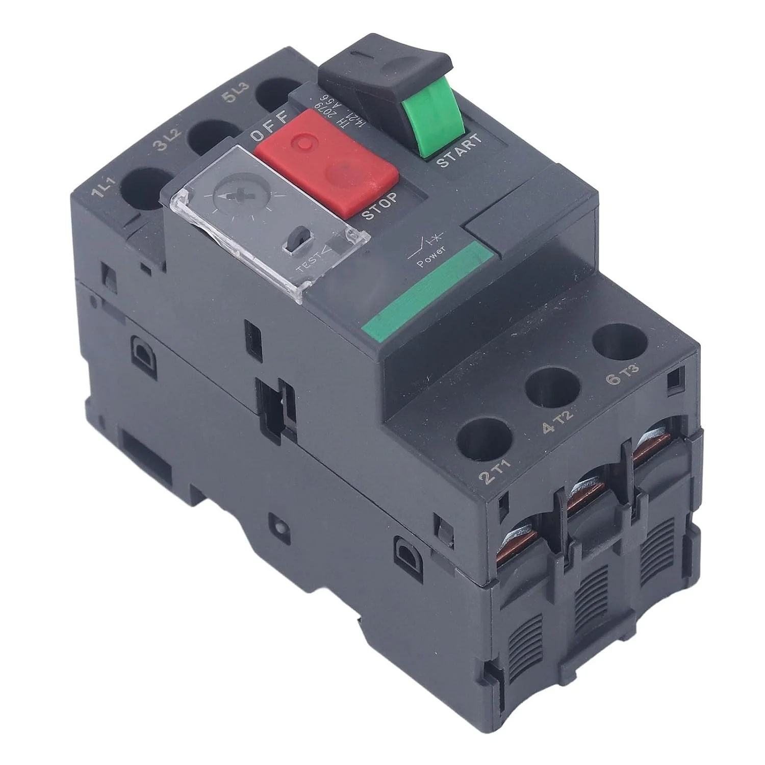 کلید محافظ موتور نصب ریلی 35 میلی متری نوع حرارتی مغناطیسی سوئیچ موتور AC 690V (GV2-ME07 1.6-2.5A)