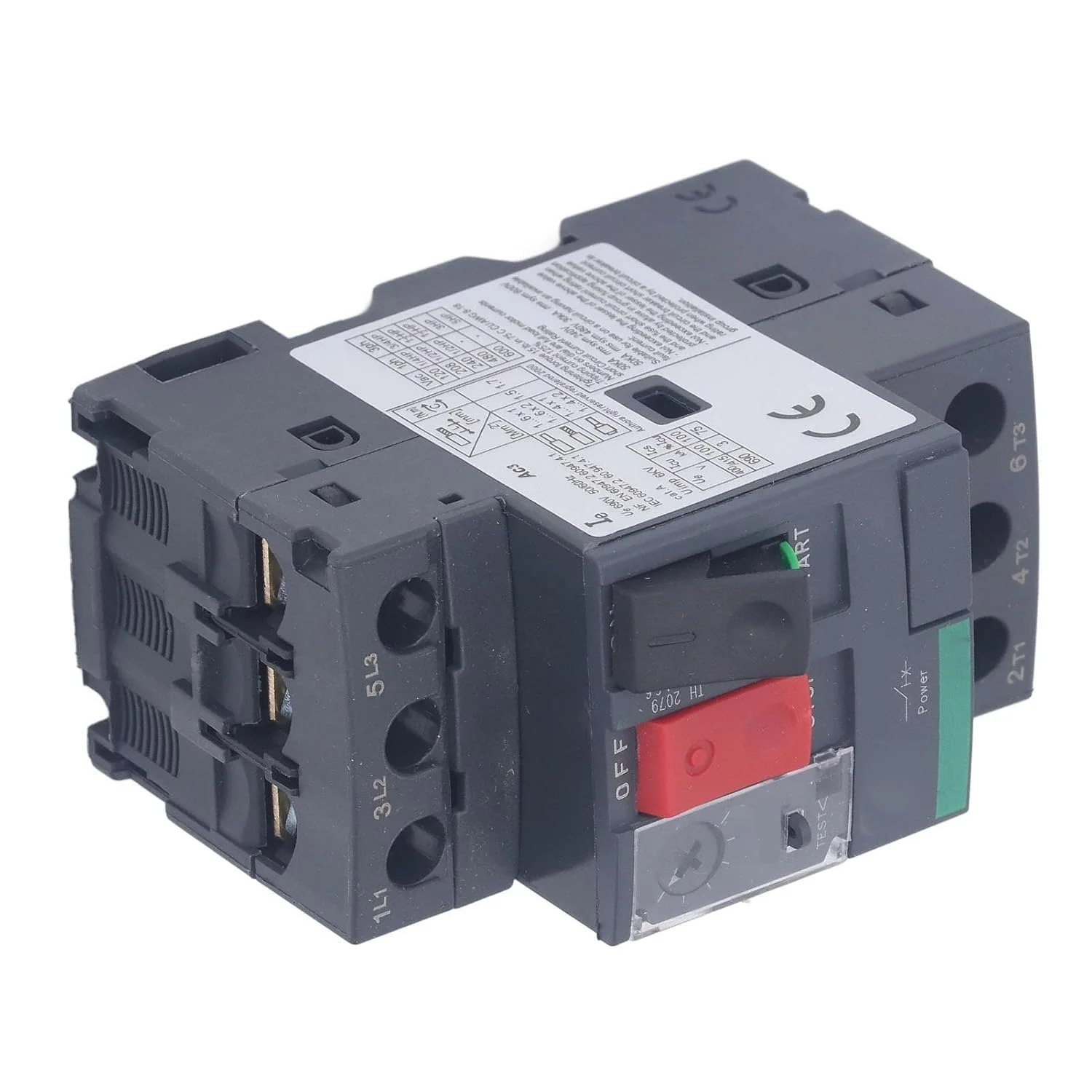 کلید محافظ موتور نصب ریلی 35 میلی متری نوع حرارتی مغناطیسی سوئیچ موتور AC 690V (GV2-ME07 1.6-2.5A) کلید محافظ موتور نصب ریلی 35 میلی متری نوع حرارتی مغناطیسی سوئیچ موتور AC 690V (GV2-ME07 1.6-2.5A)