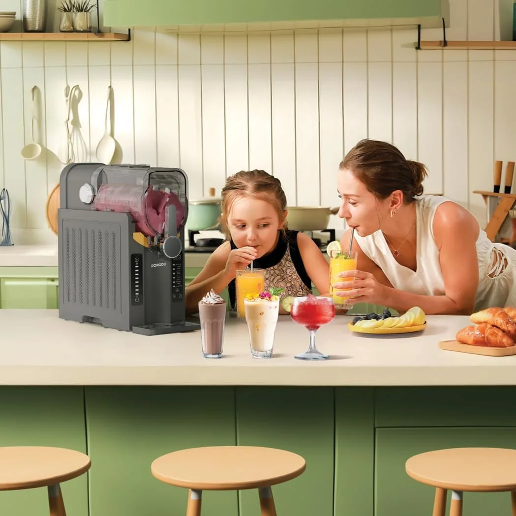 دستگاه یخ در بهشت ساز چند منظوره 200 واتی Porodo، ظرفیت 2.6 لیتر، انجماد سریع در 25 دقیقه، ایده آل برای میلک شیک، بستنی و فراپه، مخلوط کردن کارآمد با پنل کنترل بصری - مشکی دستگاه یخ در بهشت ساز چند منظوره 200 واتی Porodo، ظرفیت 2.6 لیتر، انجماد سریع در 25 دقیقه، ایده آل برای میلک شیک، بستنی و فراپه، مخلوط کردن کارآمد با پنل کنترل بصری - مشکی