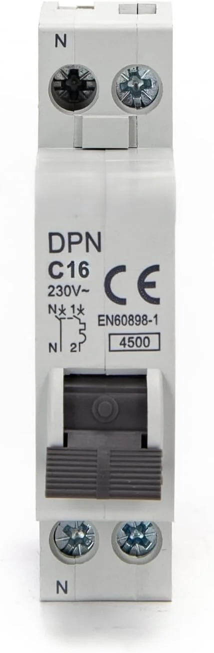 کلید مینیاتوری ولت شاین 1P+N 16A منحنی C، طراحی فشرده و کارآمد به رنگ خاکستری، ایده آل برای محافظت از تاسیسات الکتریکی شما با ایمنی و قابلیت اطمینان