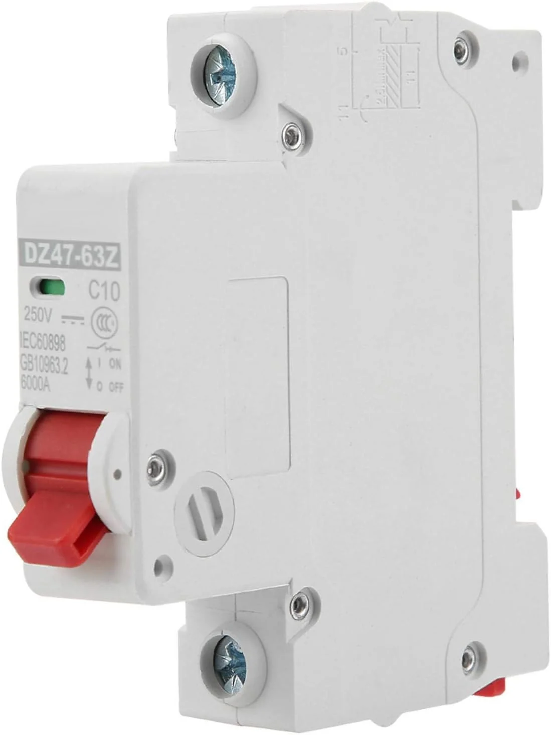 کلید مینیاتوری محافظ نشتی DC 1P DZ47-63Z برای سیستم فتوولتائیک