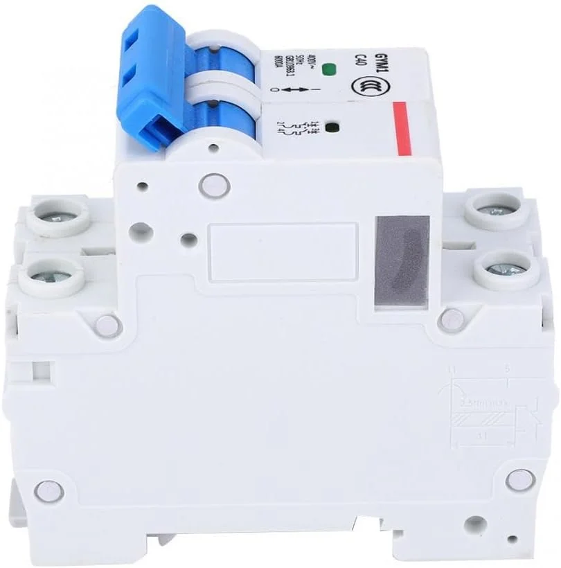 قطع کننده مدار 2P AC 400V MCB GYM1-DZ47S IP20 با حفاظت از اضافه بار و اتصال کوتاه (63 آمپر) قطع کننده مدار 2P AC 400V MCB GYM1-DZ47S IP20 با حفاظت از اضافه بار و اتصال کوتاه (63 آمپر)