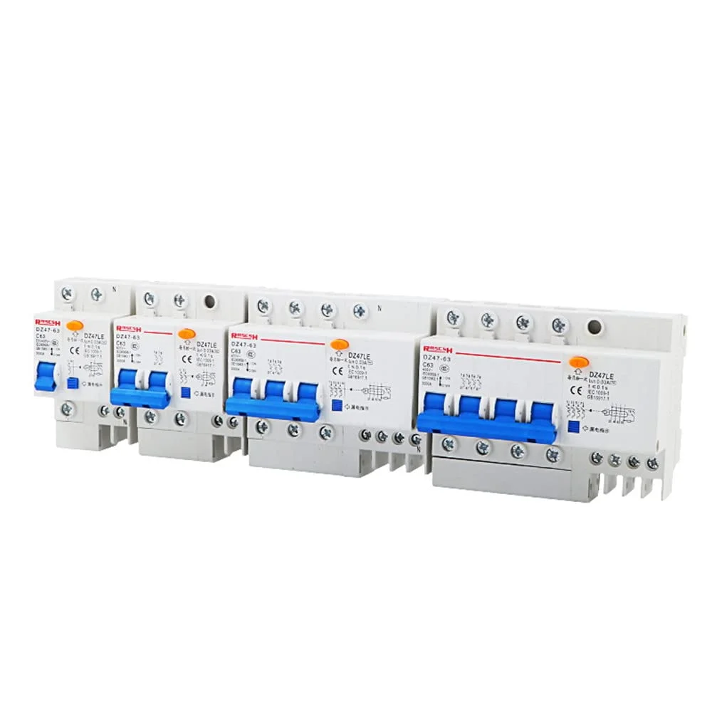 TOOLSA - محافظ اضافه بار ELCB قطع کننده مدار نشتی زمین (4 پل)