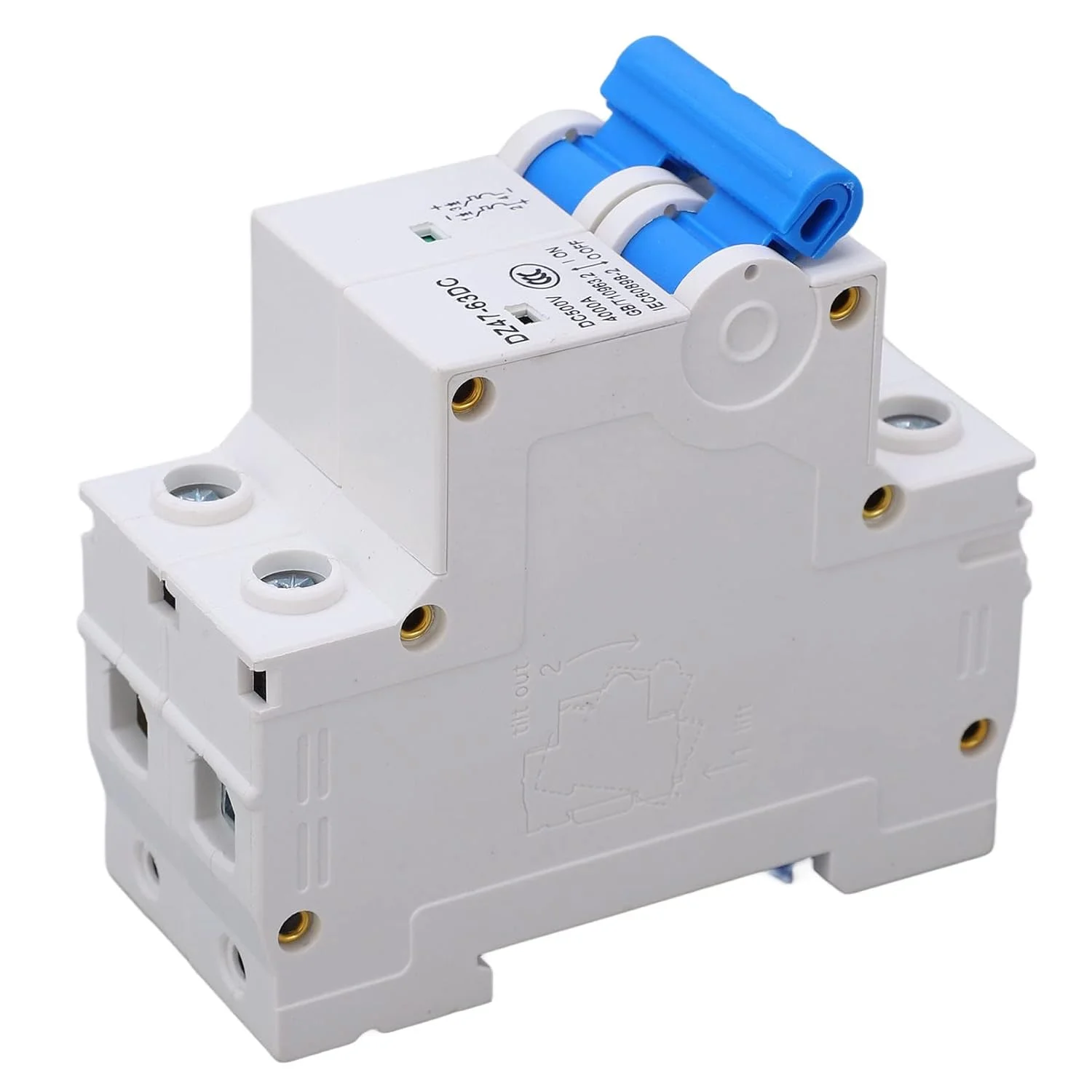 مینیاتوری DC مدل NDNCZDHC، 2 پل DC500V ایزولاتور برای سیستم خورشیدی PV، قطع کننده DC با پوسته ضد حریق، قابلیت قطعه بندی 4KA (50A) مینیاتوری DC مدل NDNCZDHC، 2 پل DC500V ایزولاتور برای سیستم خورشیدی PV، قطع کننده DC با پوسته ضد حریق، قابلیت قطعه بندی 4KA (50A)