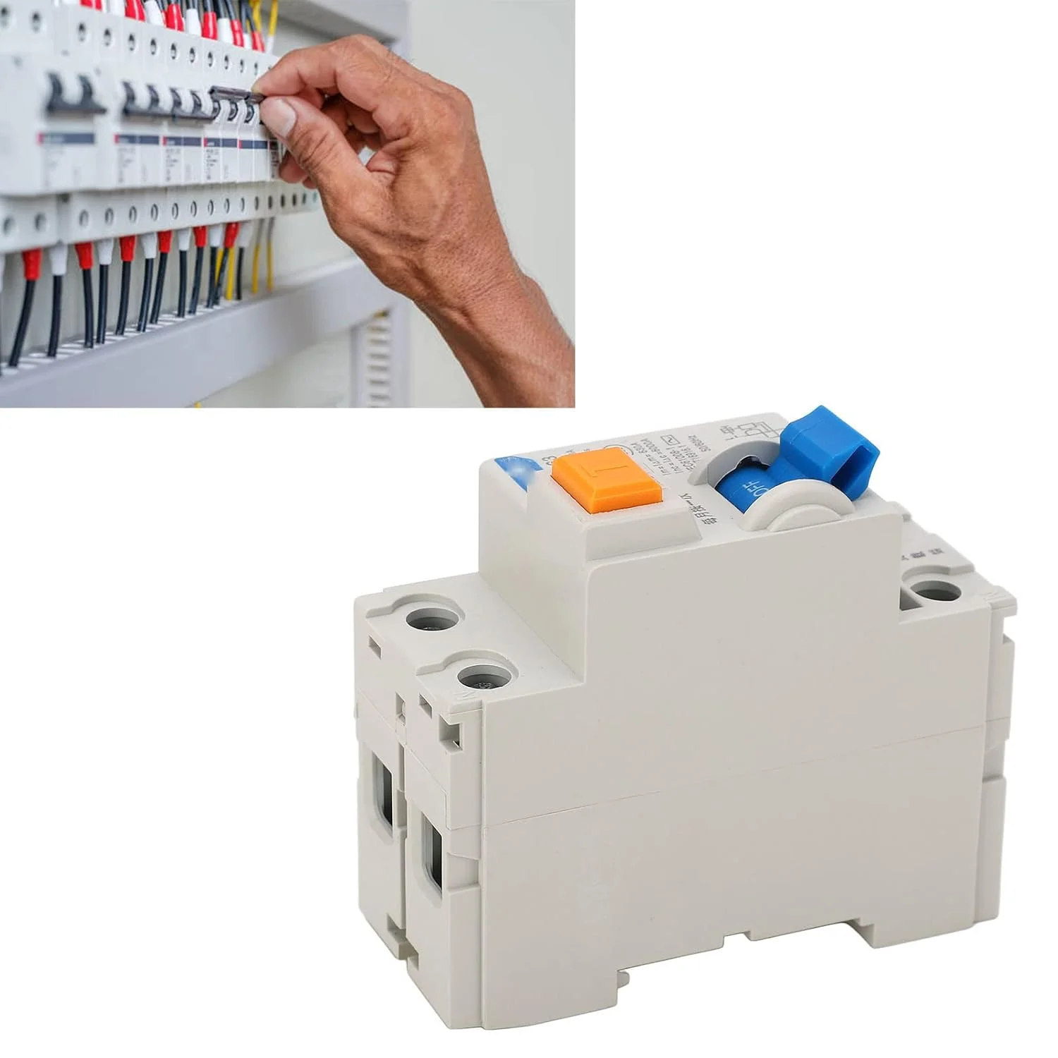 کلید مینیاتوری مدار شکن Gearwell AC 63 آمپر 230 ولت 1P+N MCB، کلید محافظت، کلید هوا، مدار شکن با ظرفیت شکست 6kA برای ایمنی خانه کلید مینیاتوری مدار شکن Gearwell AC 63 آمپر 230 ولت 1P+N MCB، کلید محافظت، کلید هوا، مدار شکن با ظرفیت شکست 6kA برای ایمنی خانه
