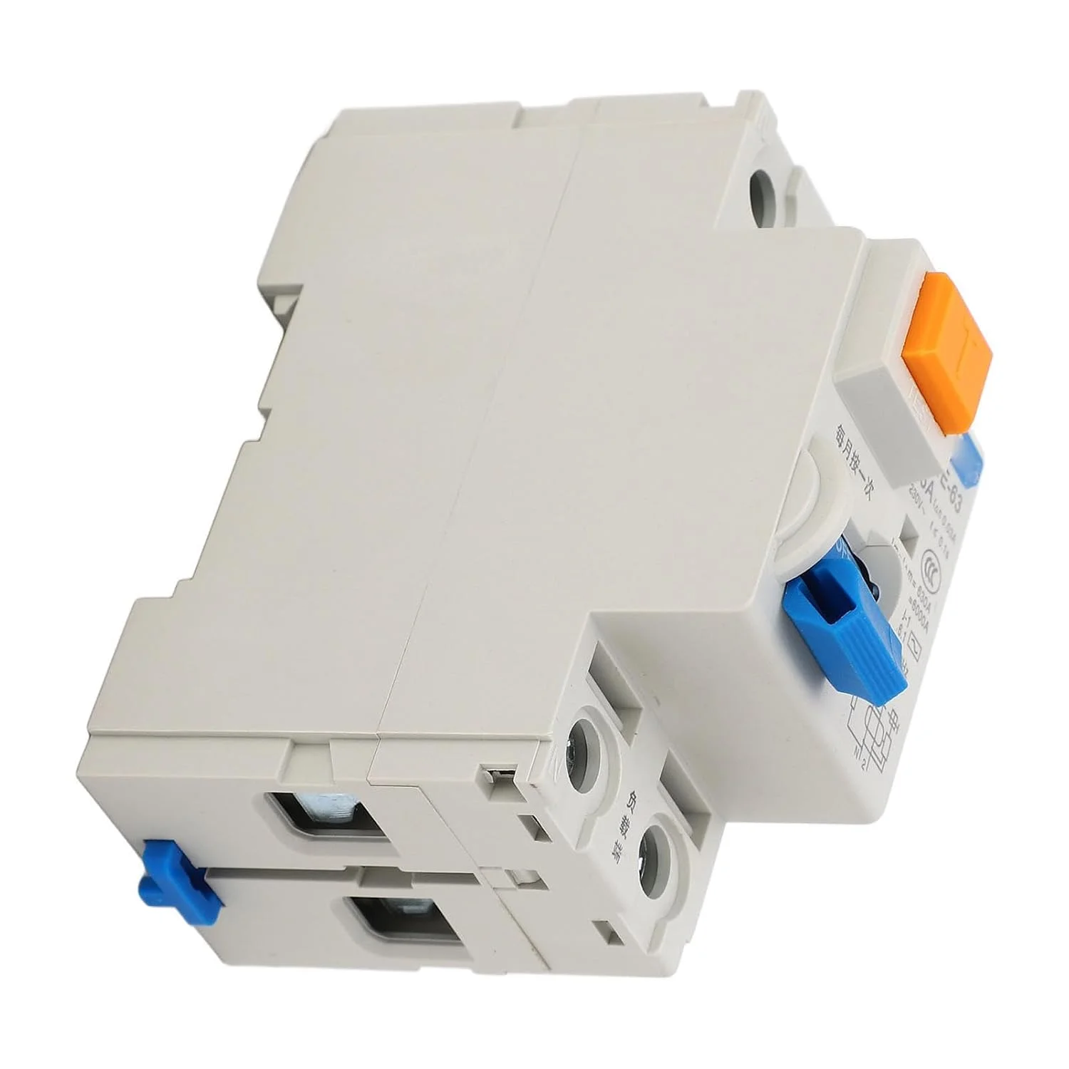 کلید مینیاتوری مدار شکن Gearwell AC 63 آمپر 230 ولت 1P+N MCB، کلید محافظت، کلید هوا، مدار شکن با ظرفیت شکست 6kA برای ایمنی خانه کلید مینیاتوری مدار شکن Gearwell AC 63 آمپر 230 ولت 1P+N MCB، کلید محافظت، کلید هوا، مدار شکن با ظرفیت شکست 6kA برای ایمنی خانه
