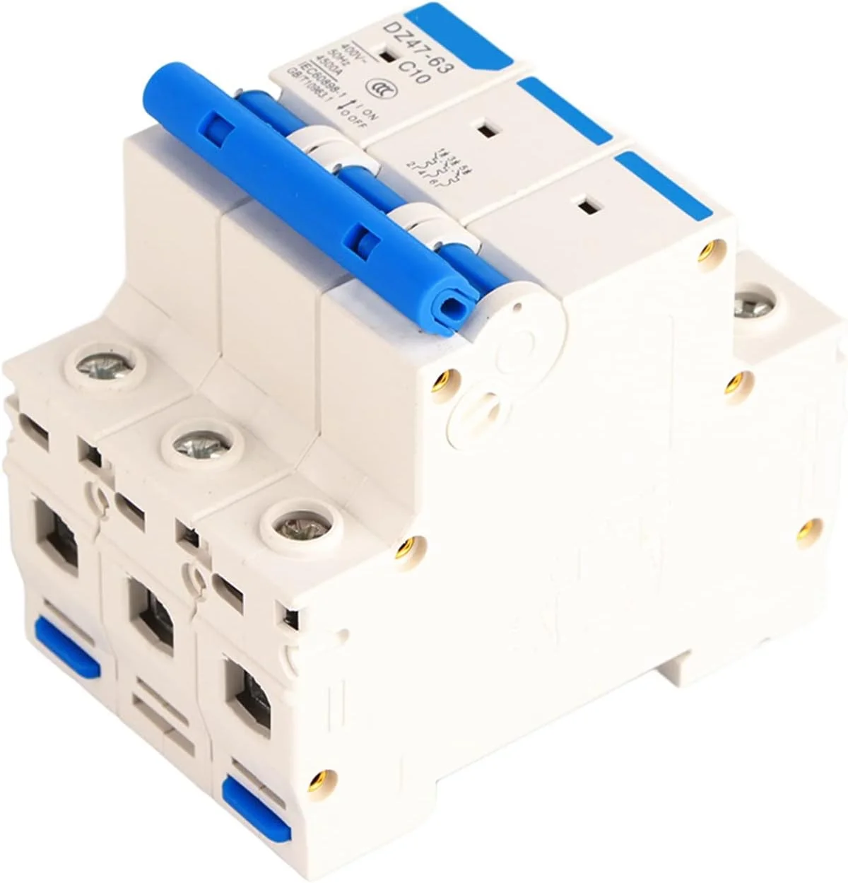 مینیاتوری مدار شکن MCB DC Circuiter 3 پل 400 ولت 6A/10A/16A/20A با ظرفیت شکست بالا برای جعبه ترکیب سیستم برق خورشیدی (10A) مینیاتوری مدار شکن MCB DC Circuiter 3 پل 400 ولت 6A/10A/16A/20A با ظرفیت شکست بالا برای جعبه ترکیب سیستم برق خورشیدی (10A)