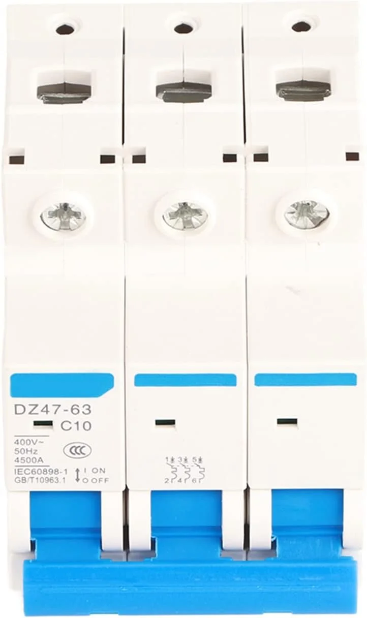 مینیاتوری مدار شکن MCB DC Circuiter 3 پل 400 ولت 6A/10A/16A/20A با ظرفیت شکست بالا برای جعبه ترکیب سیستم برق خورشیدی (10A) مینیاتوری مدار شکن MCB DC Circuiter 3 پل 400 ولت 6A/10A/16A/20A با ظرفیت شکست بالا برای جعبه ترکیب سیستم برق خورشیدی (10A)