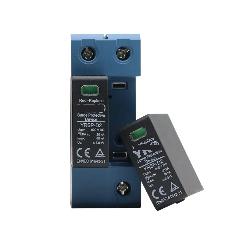 دستگاه حفاظت از مدار شکن در برابر موج ولتاژ SPD DC 600V 800V 1000V 2P DC1000V 20KA~40ka، محافظ ولتاژ پایین، ریل DIN خانگی، محافظ 2 پل، محافظ های نشتی زمین (رنگ: آبی Tuv، اندازه: 2P 1000V) دستگاه حفاظت از مدار شکن در برابر موج ولتاژ SPD DC 600V 800V 1000V 2P DC1000V 20KA~40ka، محافظ ولتاژ پایین، ریل DIN خانگی، محافظ 2 پل، محافظ های نشتی زمین (رنگ: آبی Tuv، اندازه: 2P 1000V)