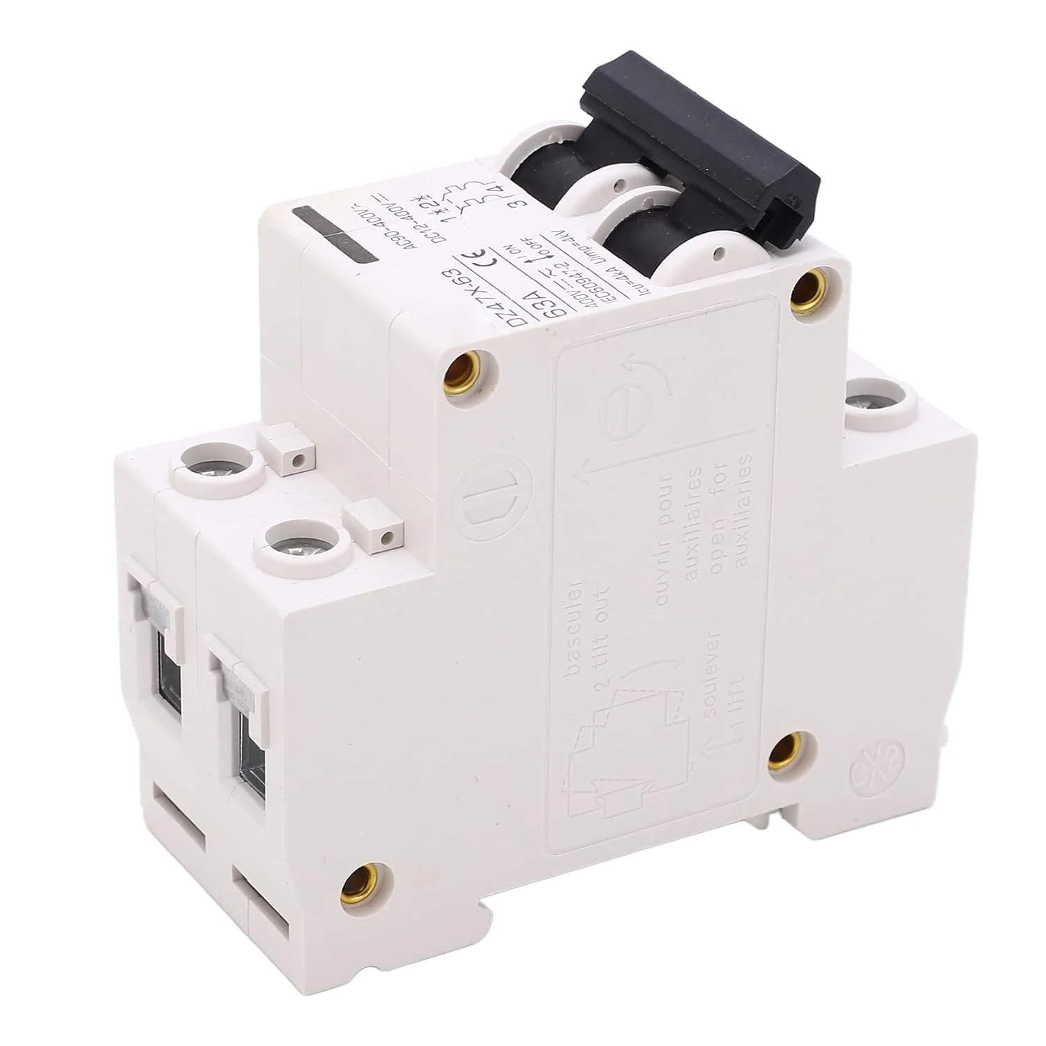 کلید مینیاتوری AC DC، اطفاء قوس DC، قطع سریع، نصب آسان، کلید مدار ریلی DIN 63 آمپر 2P با کاربرد گسترده برای پنل خورشیدی کلید مینیاتوری AC DC، اطفاء قوس DC، قطع سریع، نصب آسان، کلید مدار ریلی DIN 63 آمپر 2P با کاربرد گسترده برای پنل خورشیدی
