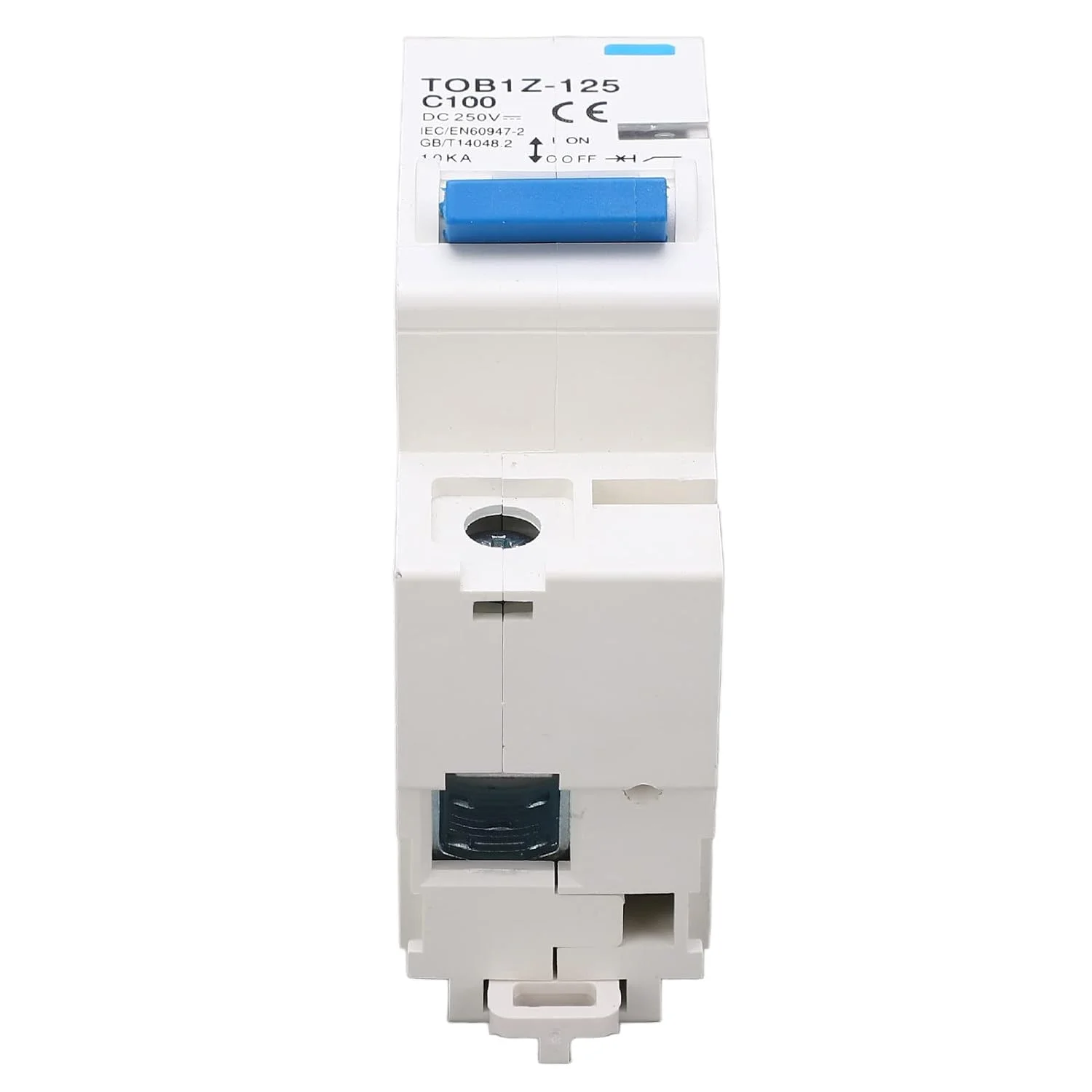 کلید مینیاتوری Jectse TOB1Z-125، تک پل DC 100 آمپر، نصب روی ریل DIN 35 میلی متری، جعبه قطع کننده مدار خورشیدی کوچک برای حفاظت از اضافه بار و اتصال کوتاه PV خورشیدی کلید مینیاتوری Jectse TOB1Z-125، تک پل DC 100 آمپر، نصب روی ریل DIN 35 میلی متری، جعبه قطع کننده مدار خورشیدی کوچک برای حفاظت از اضافه بار و اتصال کوتاه PV خورشیدی