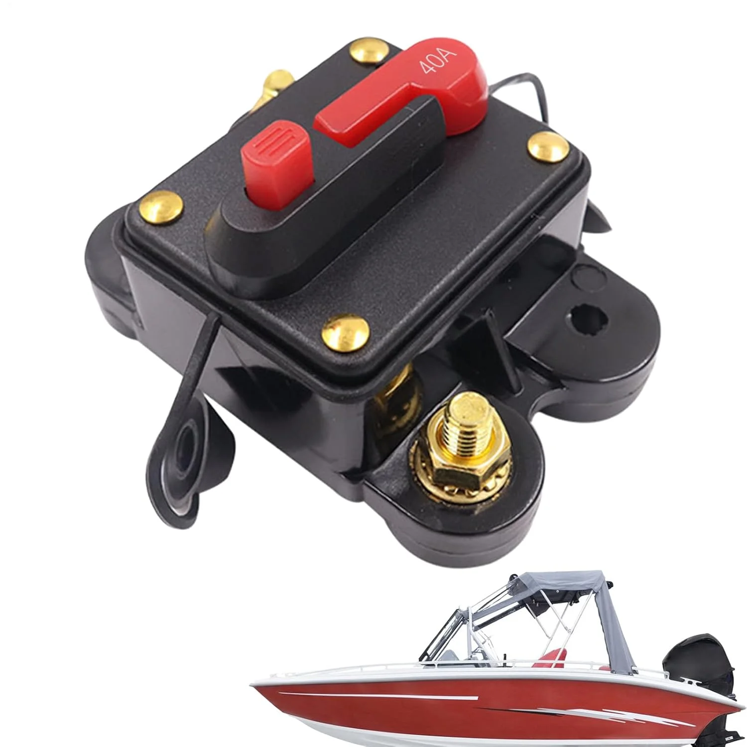 قطع کننده مدار اتوماتیک Marine Breaker | جعبه فیوز برای مهندسی پریز برق، برقکار، قایق تجاری، وسیله نقلیه ATV قطع کننده مدار اتوماتیک Marine Breaker | جعبه فیوز برای مهندسی پریز برق، برقکار، قایق تجاری، وسیله نقلیه ATV