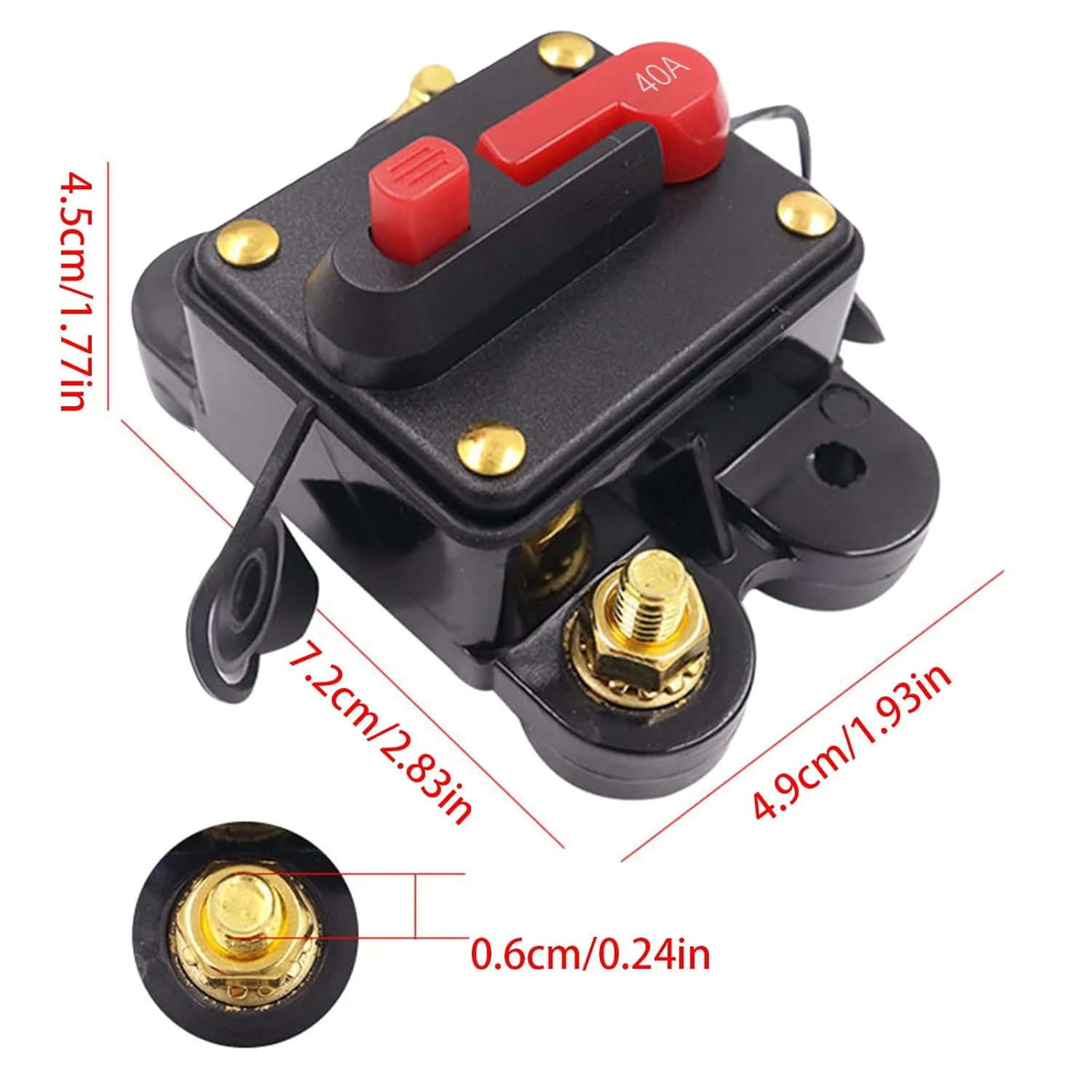 قطع کننده مدار اتوماتیک Marine Breaker | جعبه فیوز برای مهندسی پریز برق، برقکار، قایق تجاری، وسیله نقلیه ATV قطع کننده مدار اتوماتیک Marine Breaker | جعبه فیوز برای مهندسی پریز برق، برقکار، قایق تجاری، وسیله نقلیه ATV