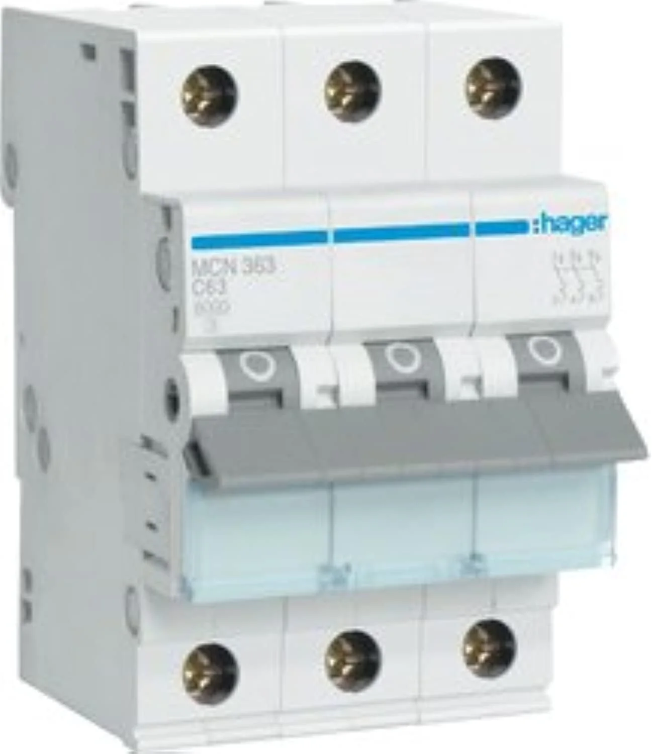 قطع کننده مدار هاگر MCN363 نوع C سه پل 3 ماژول (S) - قطع کننده های مدار (25-60 درجه سانتیگراد، -25-80 درجه سانتیگراد) قطع کننده مدار هاگر MCN363 نوع C سه پل 3 ماژول (S) - قطع کننده های مدار (25-60 درجه سانتیگراد، -25-80 درجه سانتیگراد)