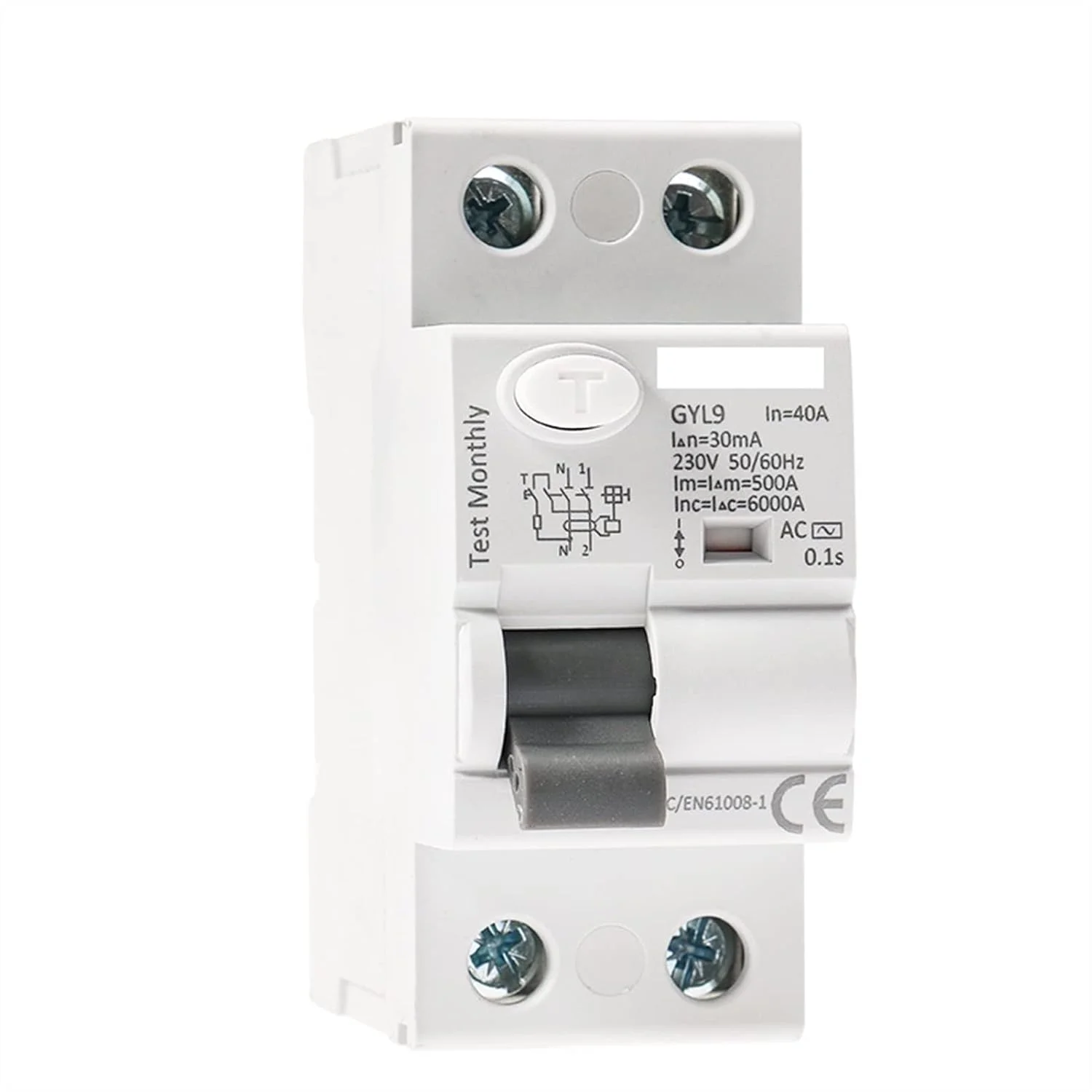 کلید مینیاتوری ShoFbi نوع AC RCCB الکترومغناطیسی جریان باقیمانده AC ELCB 2 پل 2 5a 40a 63a 80A 100a RCD 3 0mA 100mA 300mA محافظ نشتی زمین (رنگ: 30ma، اندازه: 2P 100A) کلید مینیاتوری ShoFbi نوع AC RCCB الکترومغناطیسی جریان باقیمانده AC ELCB 2 پل 2 5a 40a 63a 80A 100a RCD 3 0mA 100mA 300mA محافظ نشتی زمین (رنگ: 30ma، اندازه: 2P 100A)