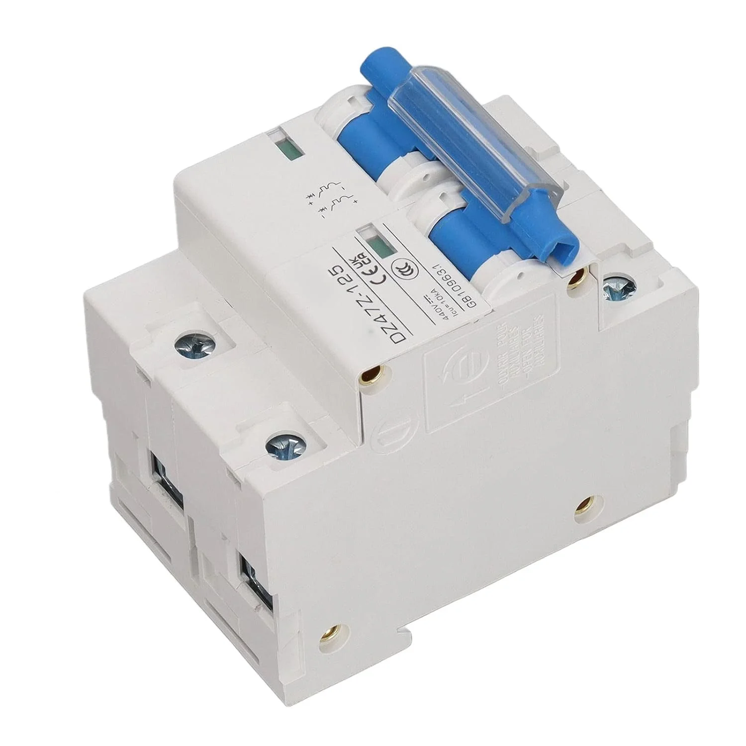 کلید مینیاتوری DC مینگژه، کلید 2 پل جریان بالا برای سیستم خورشیدی فتوولتائیک DC440V (D125)