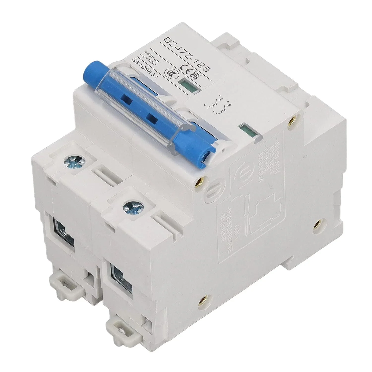 کلید مینیاتوری DC مینگژه، کلید 2 پل جریان بالا برای سیستم خورشیدی فتوولتائیک DC440V (D125) کلید مینیاتوری DC مینگژه، کلید 2 پل جریان بالا برای سیستم خورشیدی فتوولتائیک DC440V (D125)