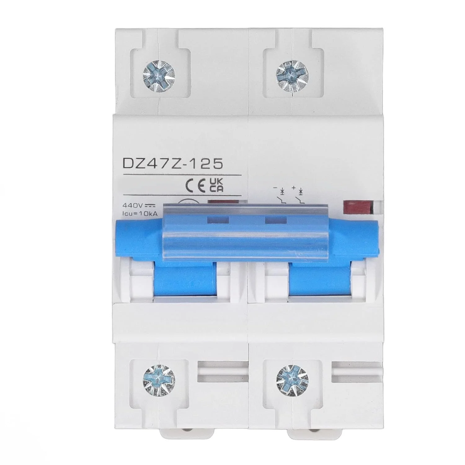 کلید مینیاتوری DC مینگژه، کلید 2 پل جریان بالا برای سیستم خورشیدی فتوولتائیک DC440V (D125) کلید مینیاتوری DC مینگژه، کلید 2 پل جریان بالا برای سیستم خورشیدی فتوولتائیک DC440V (D125)