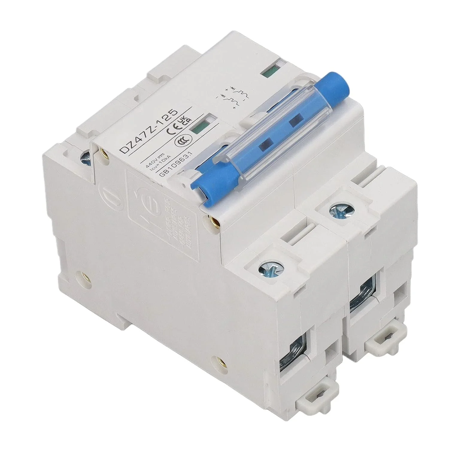 کلید مینیاتوری DC مینگژه، کلید 2 پل جریان بالا برای سیستم خورشیدی فتوولتائیک DC440V (D125) کلید مینیاتوری DC مینگژه، کلید 2 پل جریان بالا برای سیستم خورشیدی فتوولتائیک DC440V (D125)