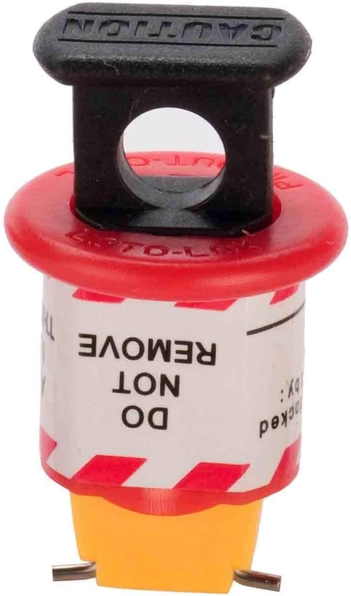 دستگاه قفل کننده قطع کننده مدار LOTO-LOK - نوع پین-اوت برای MCB های تک و چند قطبی. بسته 10 عددی دستگاه های قفل کننده قطع کننده مدار. رنگ: زرد. (CB–PO–CTBL) دستگاه قفل کننده قطع کننده مدار LOTO-LOK - نوع پین-اوت برای MCB های تک و چند قطبی. بسته 10 عددی دستگاه های قفل کننده قطع کننده مدار. رنگ: زرد. (CB–PO–CTBL)