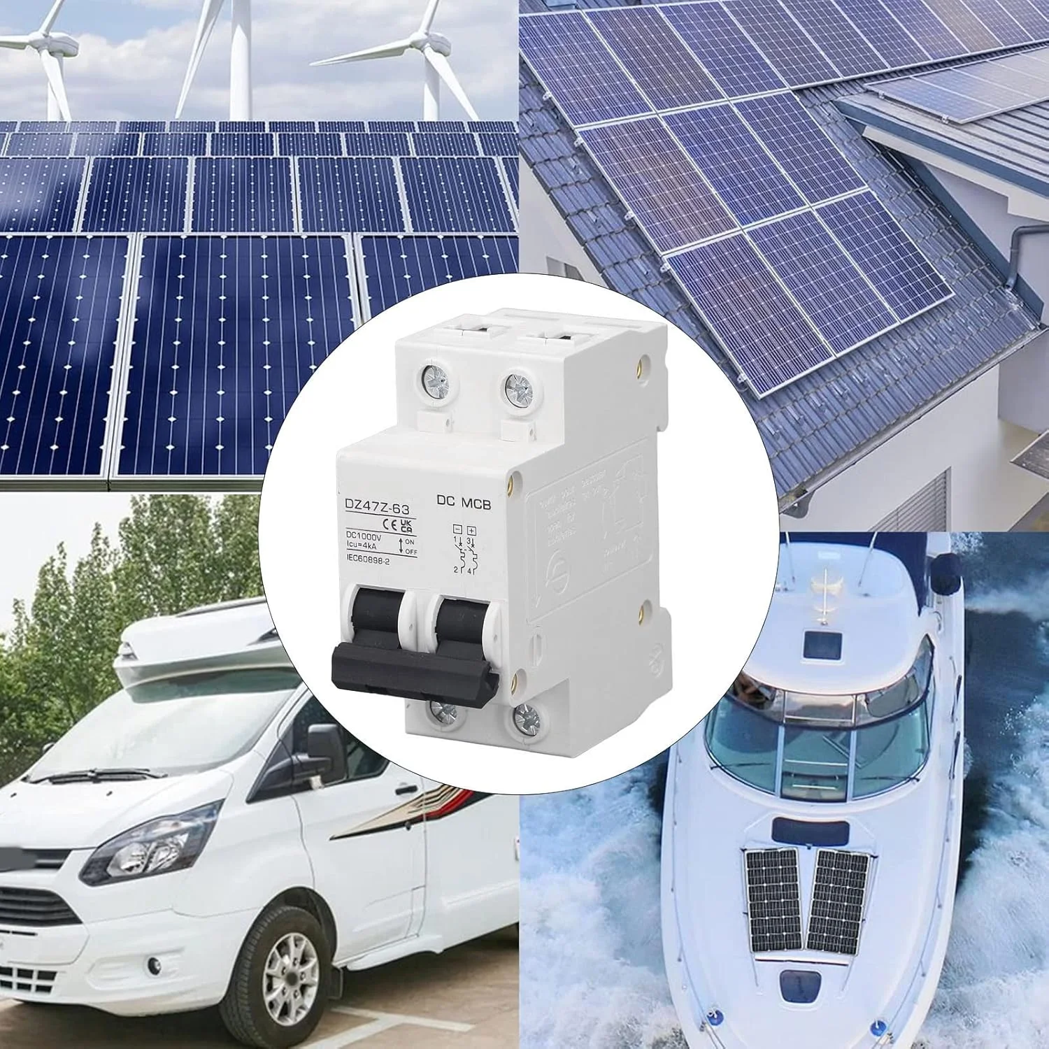 قطع کننده مدار DC هیودو مدل DZ47Z 63، 4kA، با 20000 عمر مکانیکی، مناسب برای موتور سیکلت برقی فتوولتائیک خورشیدی، وسیله نقلیه الکتریکی، ایده آل برای استفاده از انرژی خورشیدی، سیستم های برق کشتی و موارد دیگر (50A) قطع کننده مدار DC هیودو مدل DZ47Z 63، 4kA، با 20000 عمر مکانیکی، مناسب برای موتور سیکلت برقی فتوولتائیک خورشیدی، وسیله نقلیه الکتریکی، ایده آل برای استفاده از انرژی خورشیدی، سیستم های برق کشتی و موارد دیگر (50A)
