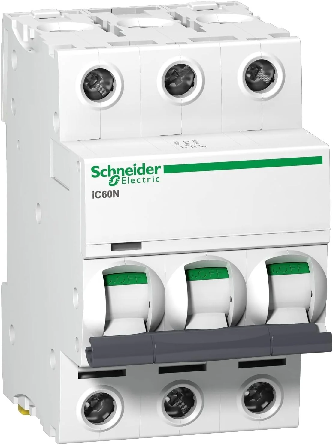 کلید مینیاتوری سه پل 63 آمپر Schneider Electric Acti9 iC60N مدل A9F44363
