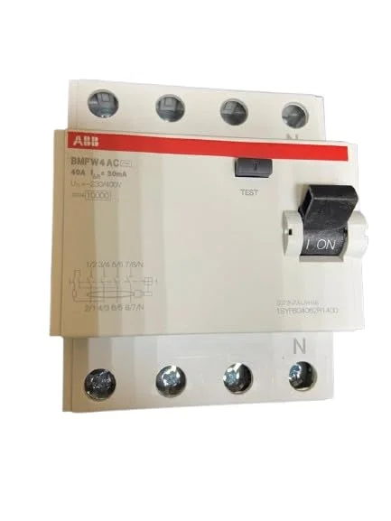 کلید محافظ جان 4 پل فرمولا BW | 40 آمپر، 30 میلی آمپر، نوع AC | BMFW400/AC30 | مطابق با IEC 61008 | حفاظت از نشتی جریان برای کاربردهای مسکونی و صنعتی