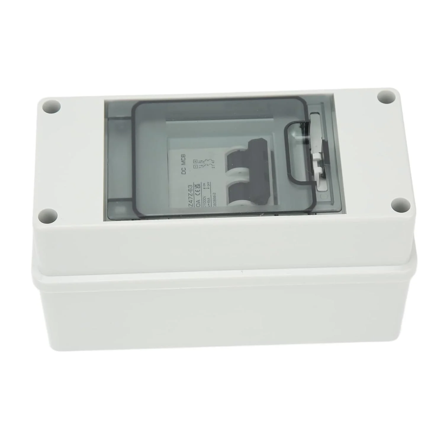 قطع کننده مدار مینیاتوری 20 آمپر DC مدل POENVFPO با جعبه ضد آب IP65، کلید قطع کننده برای سیستم خورشیدی PV