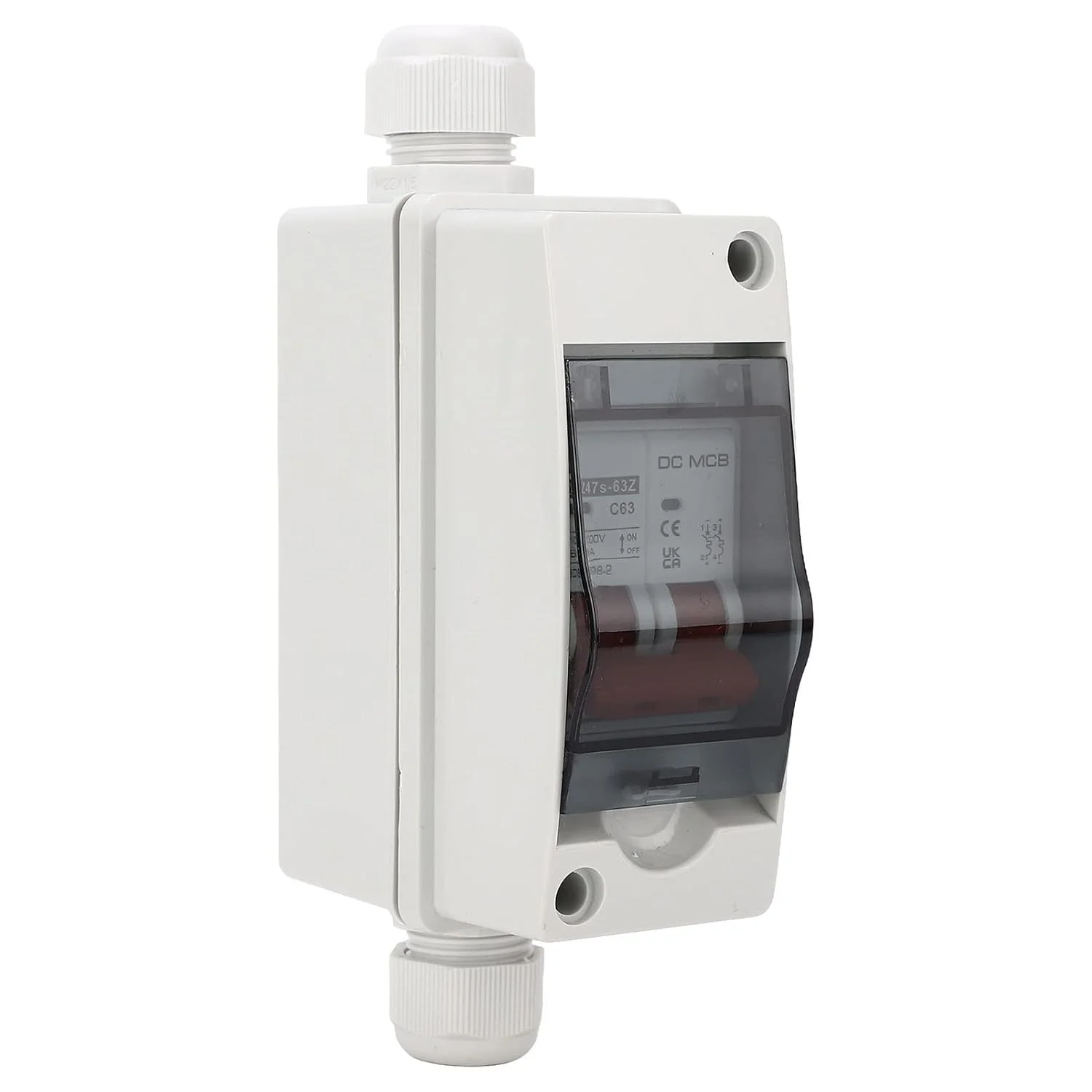 کلید مینیاتوری قطع کننده مدار DC مدل Eujgoov 2P 63A برای سیستم خورشیدی PV