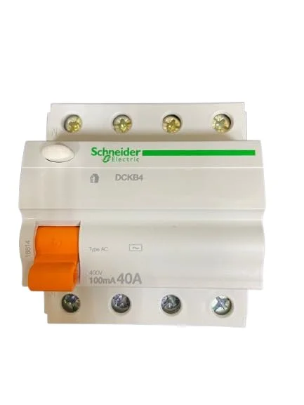 کلید محافظ جان 4 پل 40 آمپر | قطع کننده مدار جریان نشتی | 100 میلی آمپر نوع AC | 400 ولت | دستگاه حفاظت از نشت جریان برای ایمنی الکتریکی خانه، دفتر و صنعت